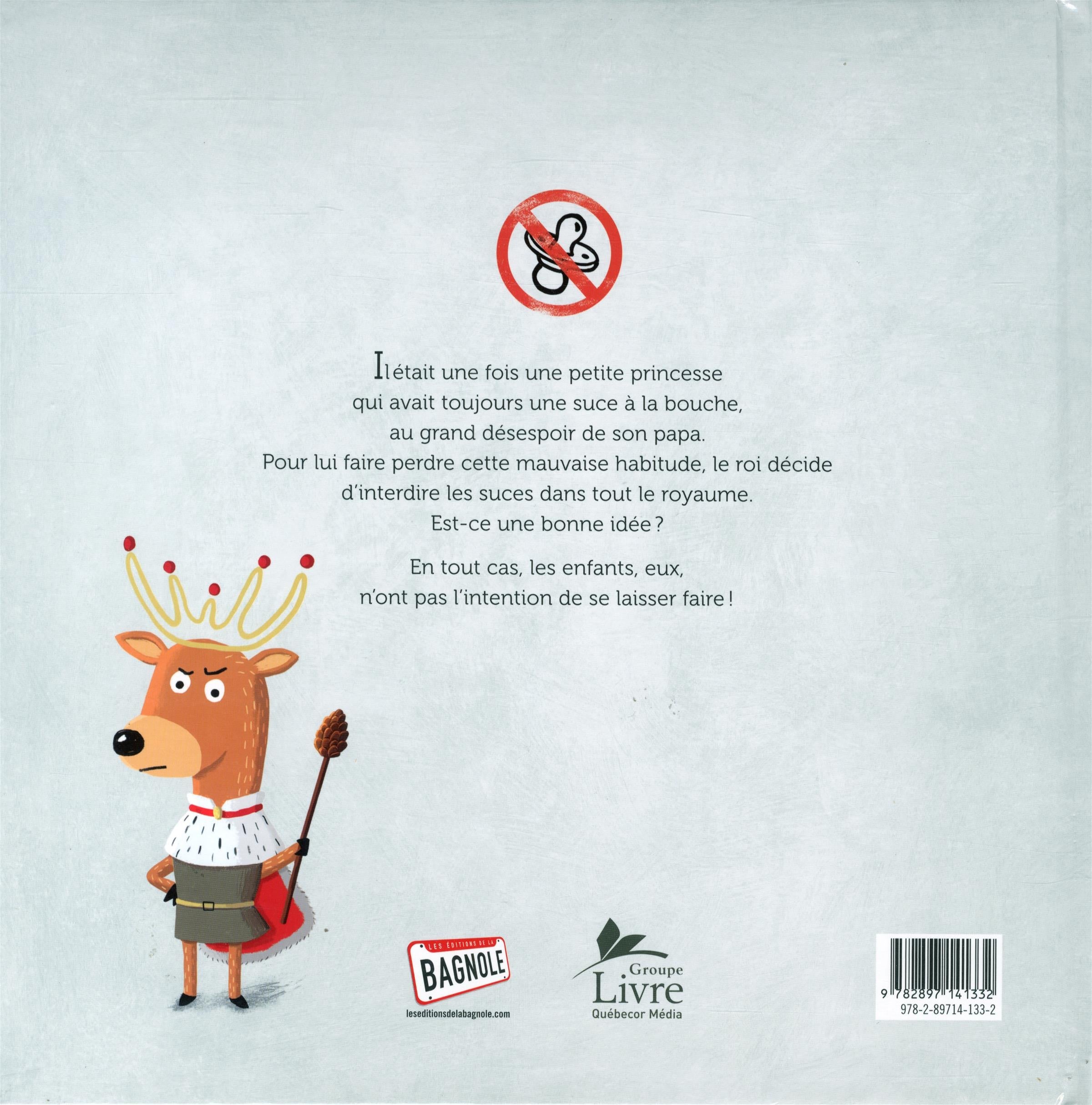 Couverture du livre de La guerre des suces - papier format