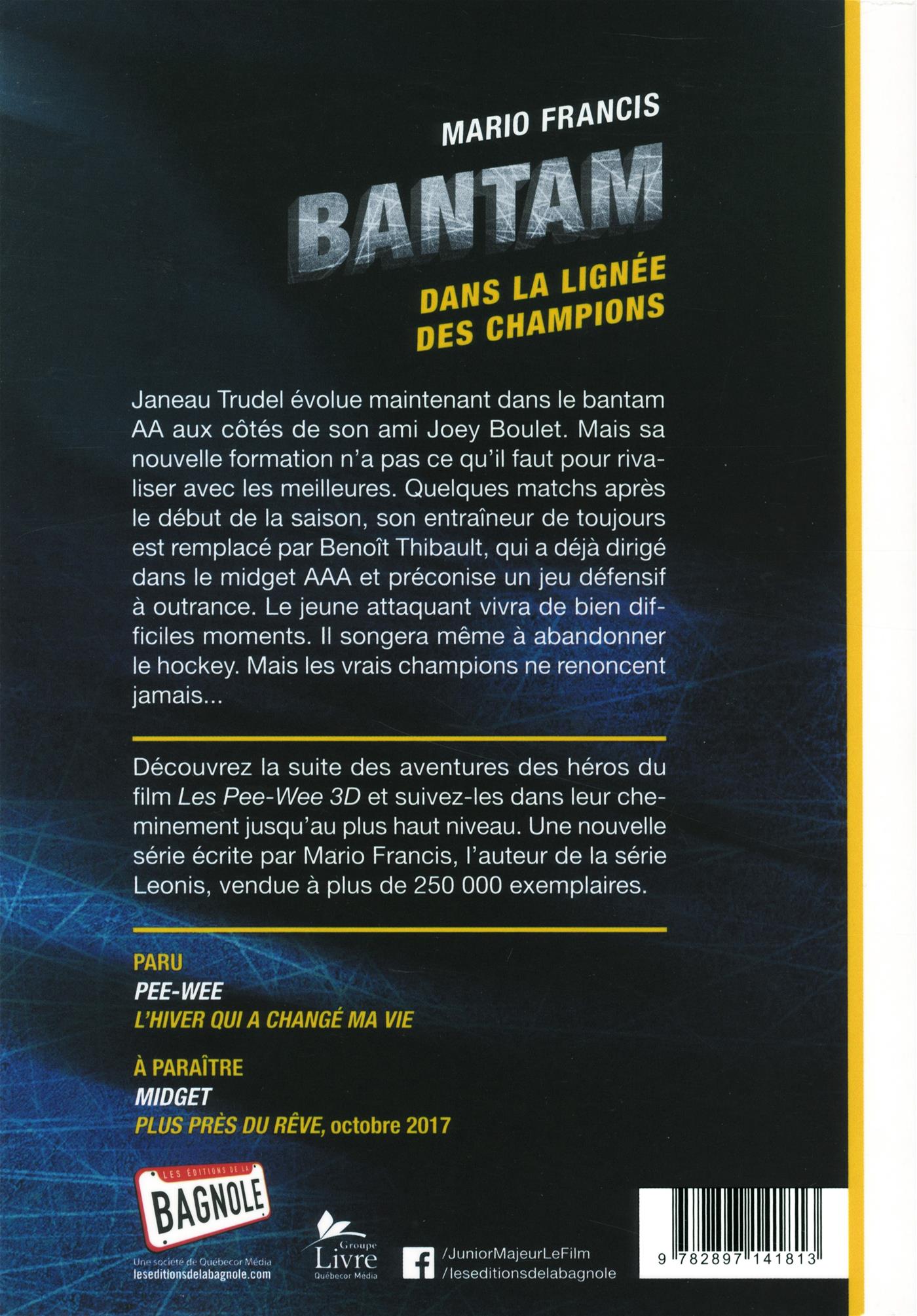 Couverture du livre de Bantam : dans la lignée des champions - papier format