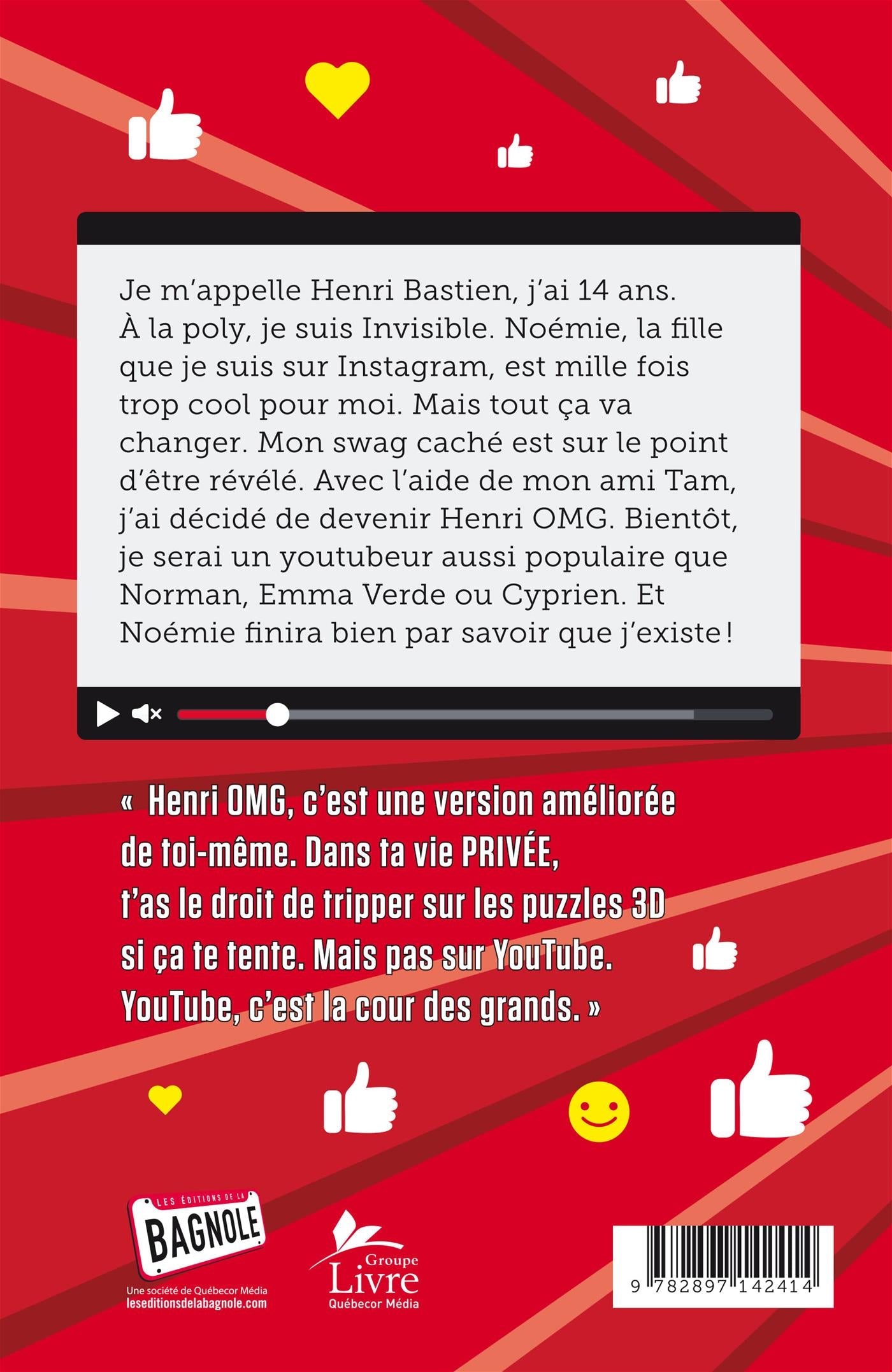 Couverture du livre de Clique sur j'aime - papier format