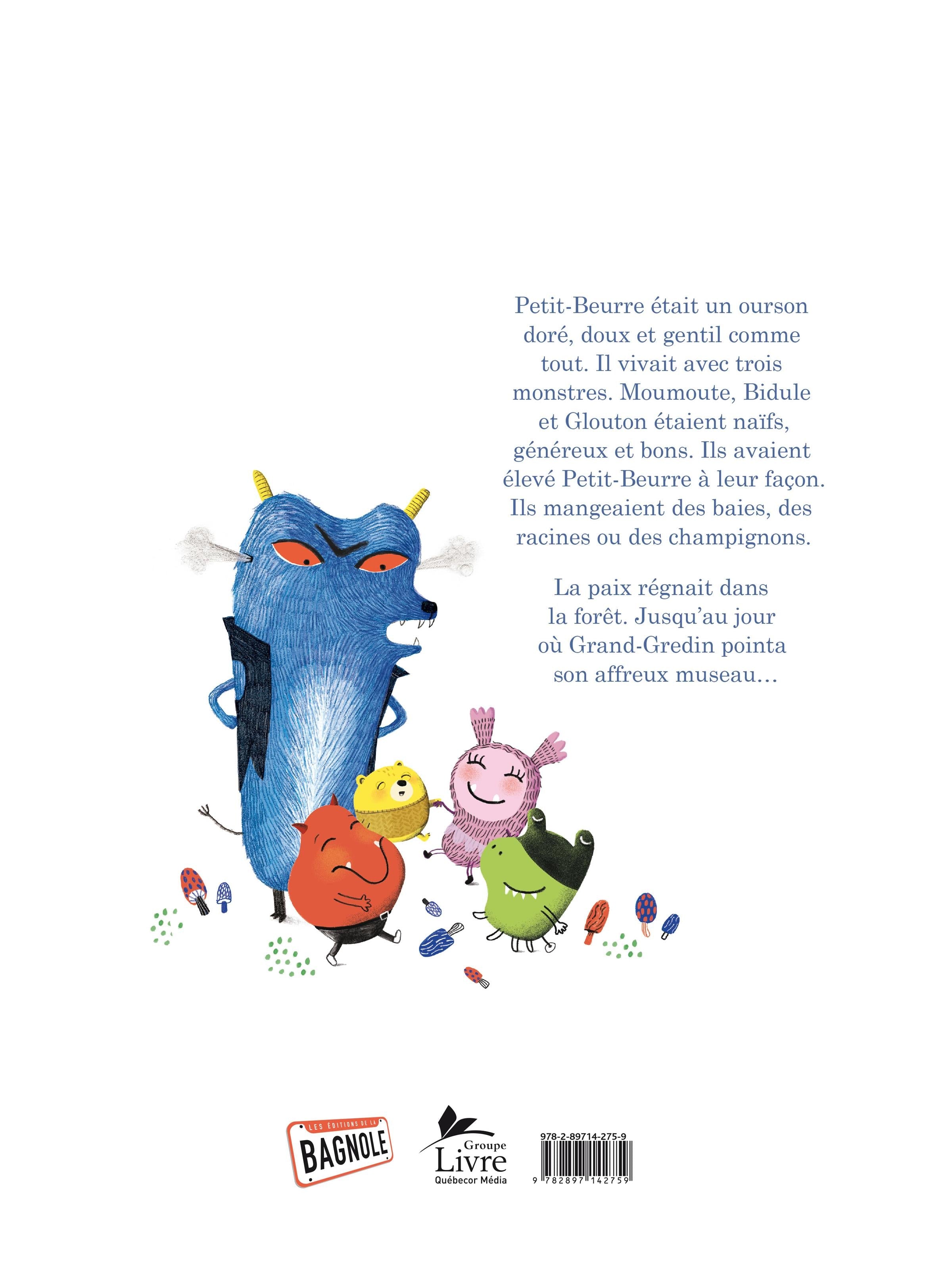 Couverture du livre de Petit-Beurre et Grand-Gredin - papier format