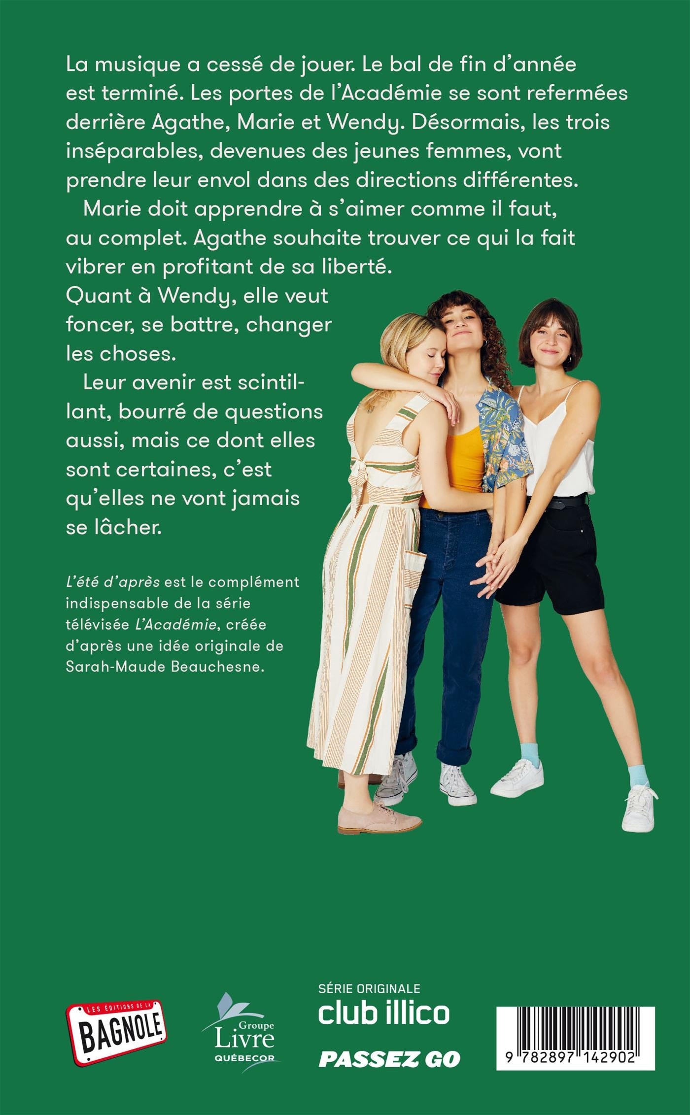 Couverture du livre de L'été d'après - papier format