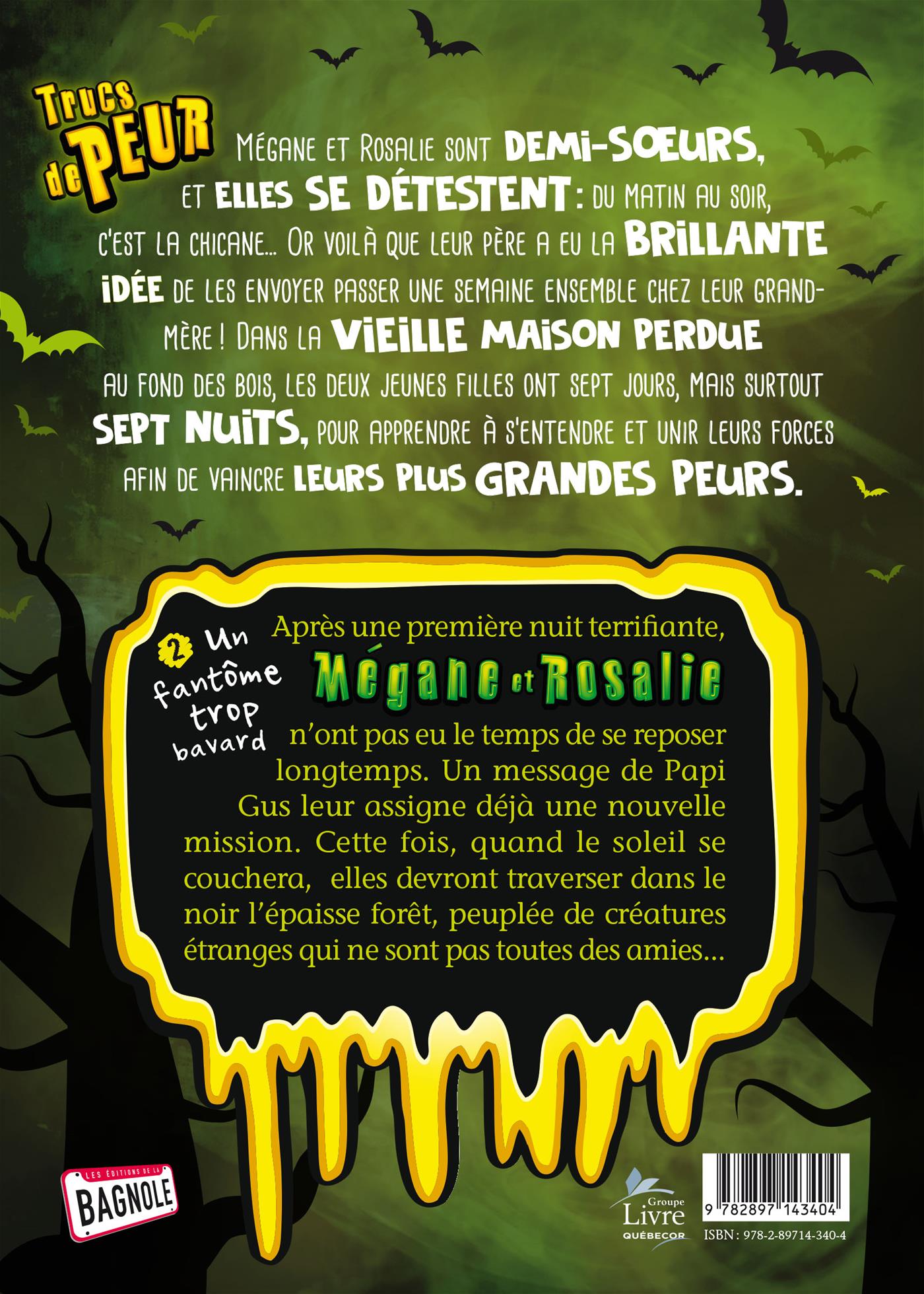 Couverture du livre de Trucs de peur 2 - papier format