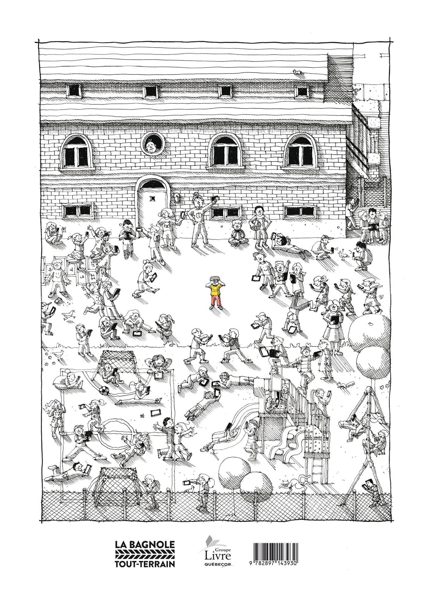 Couverture du livre de L'enfant allergique aux écrans - papier format
