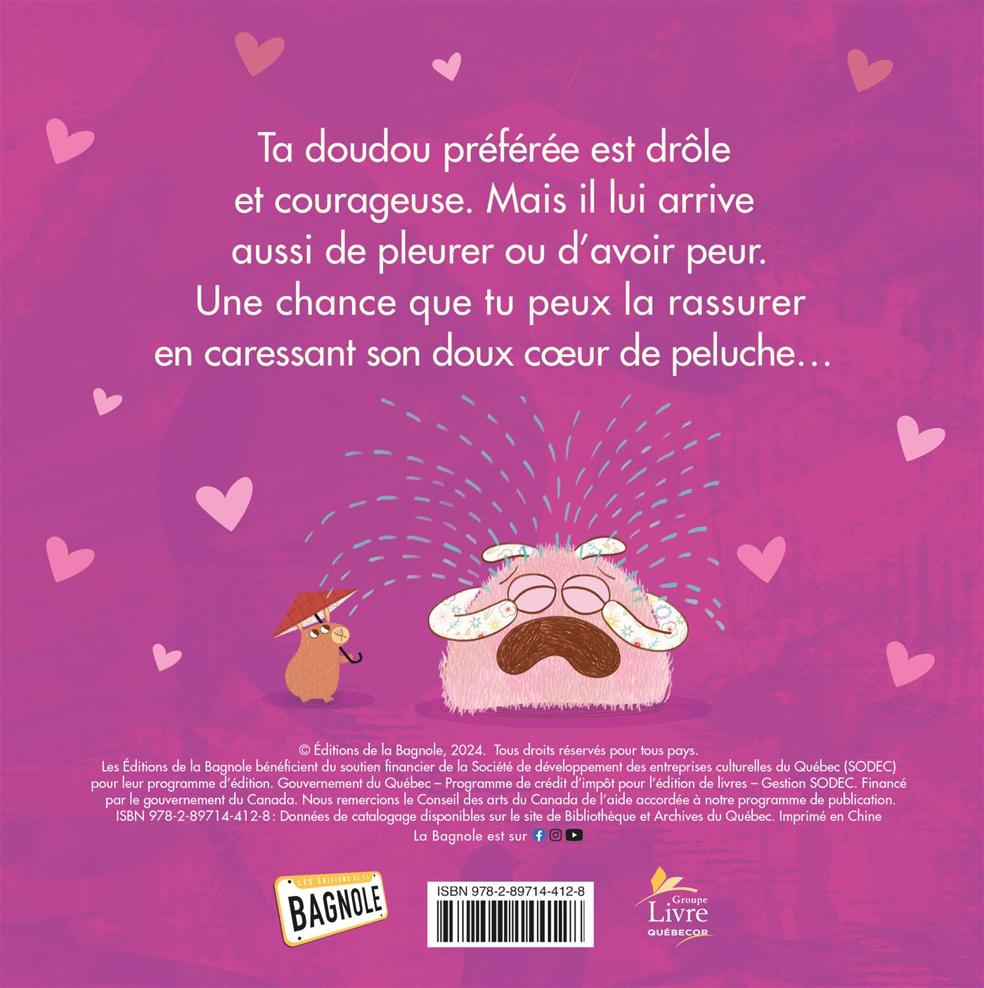 Couverture du livre de Ta doudou préférée - papier format