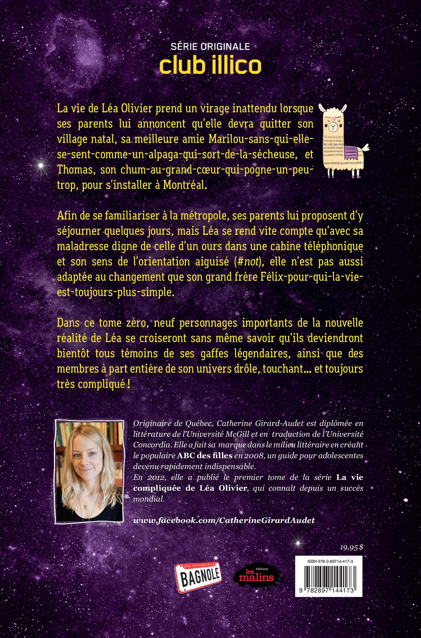 Couverture du livre de La vie compliquée de Léa Olivier - papier format