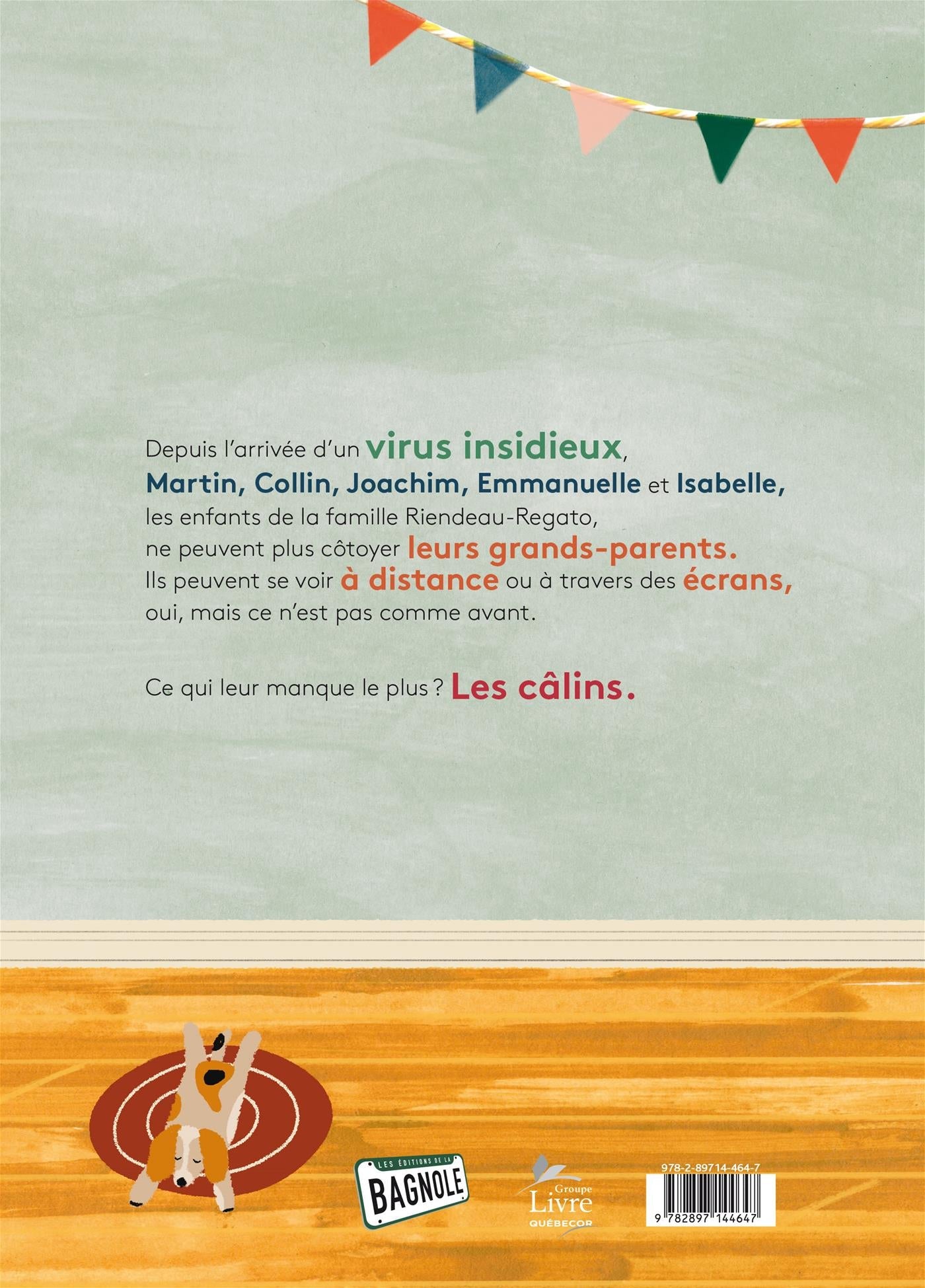 Couverture du livre de La grève des câlins - papier format