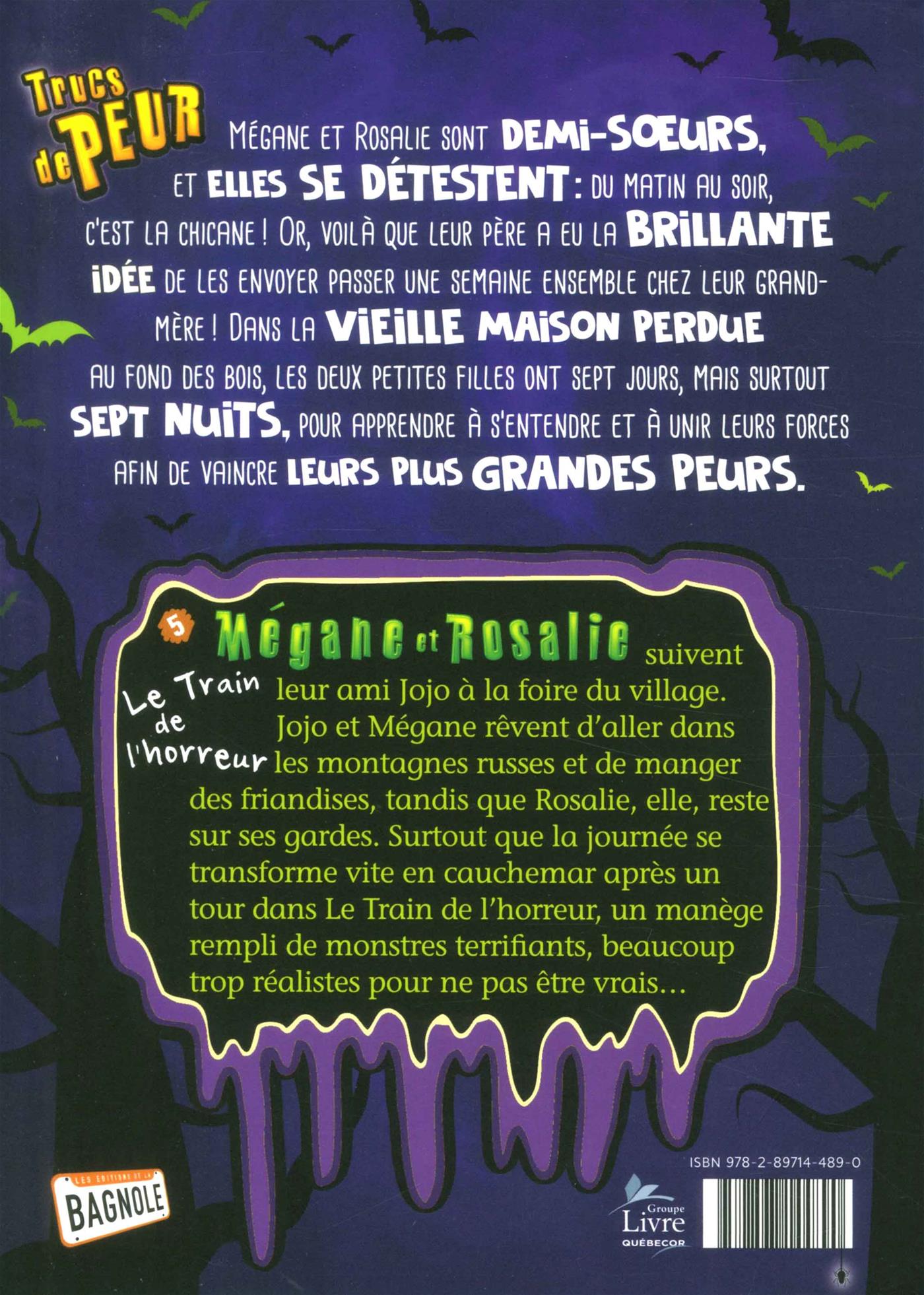 Couverture du livre de Trucs de peur 5 - papier format