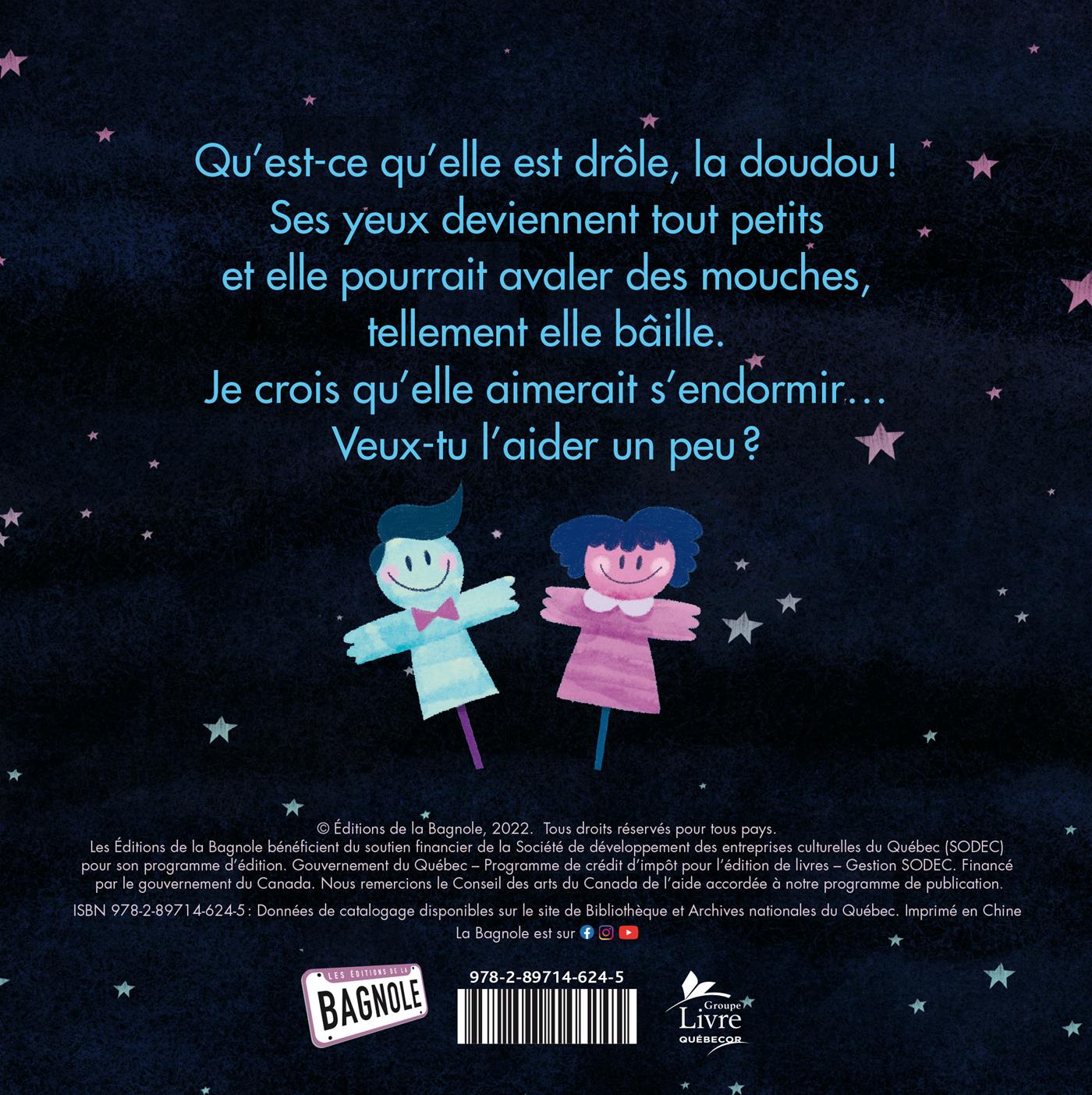 Couverture du livre de Au dodo avec la doudou - papier format