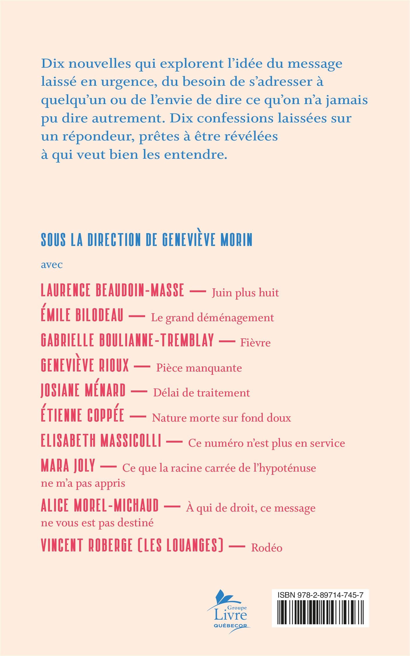Couverture du livre de Après le bip - papier format