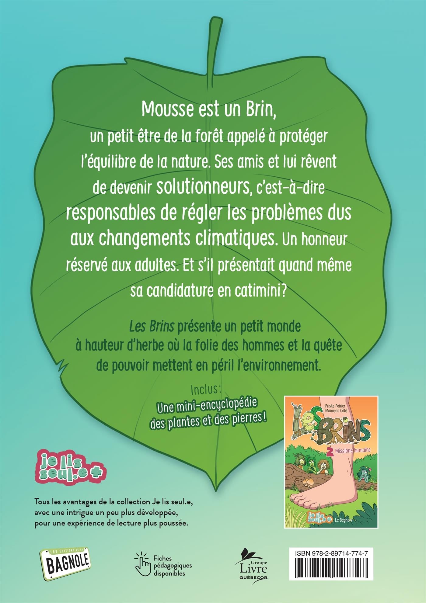 Couverture du livre de Les Brins - Tome 1 - papier format
