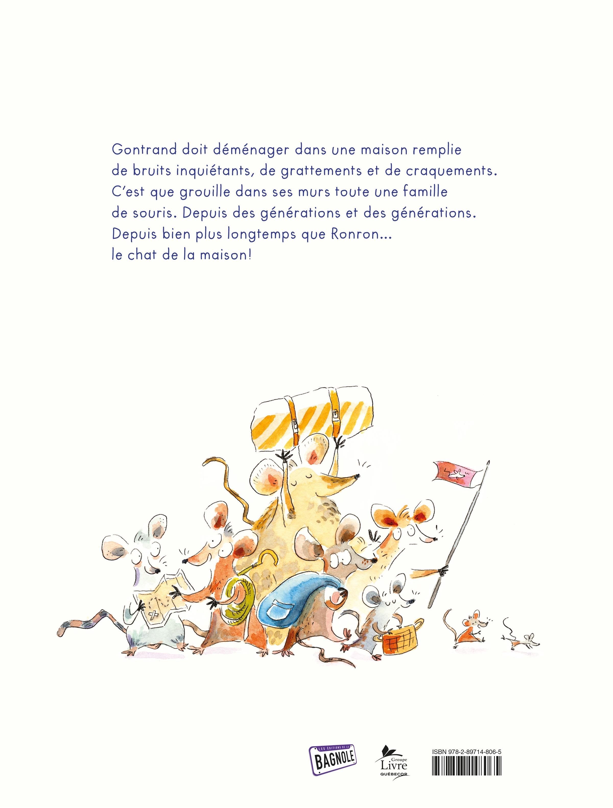 Couverture du livre de Gontrand et les souris - papier format