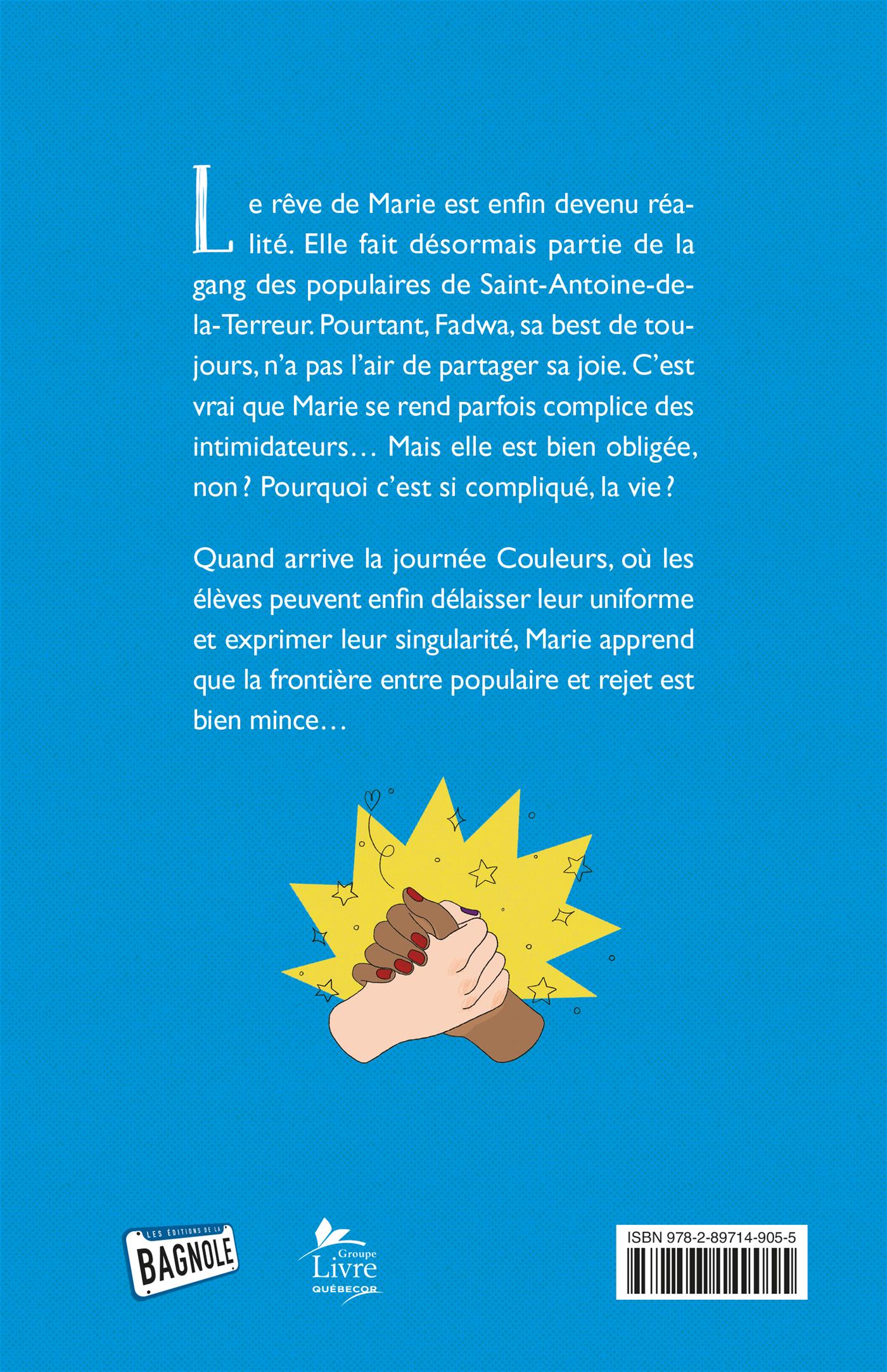 Couverture du livre de Marie toute crue - papier format