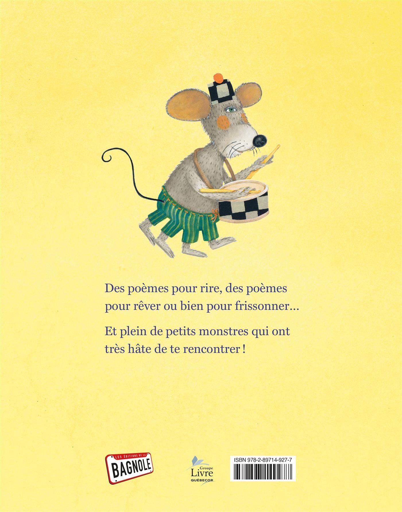 Couverture du livre de Poèmes monstrueux - papier format