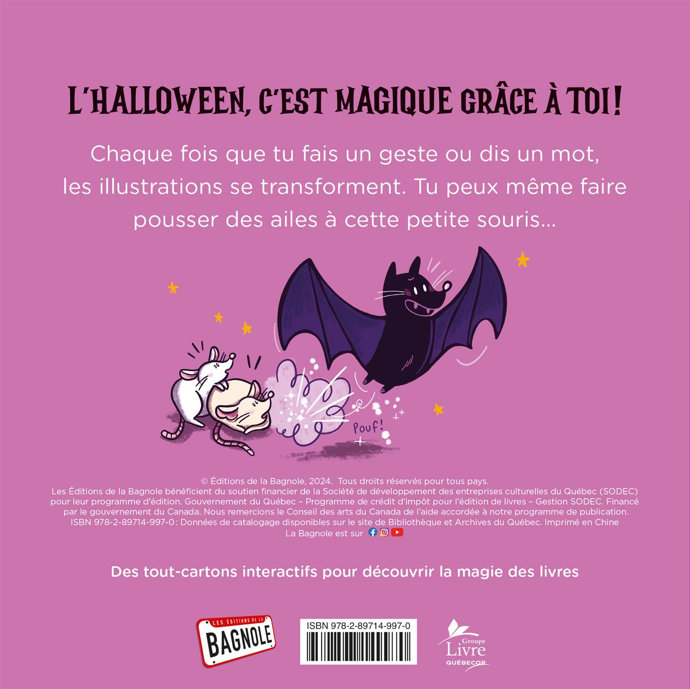 Couverture du livre de Fais apparaître La magie d'Halloween - papier format