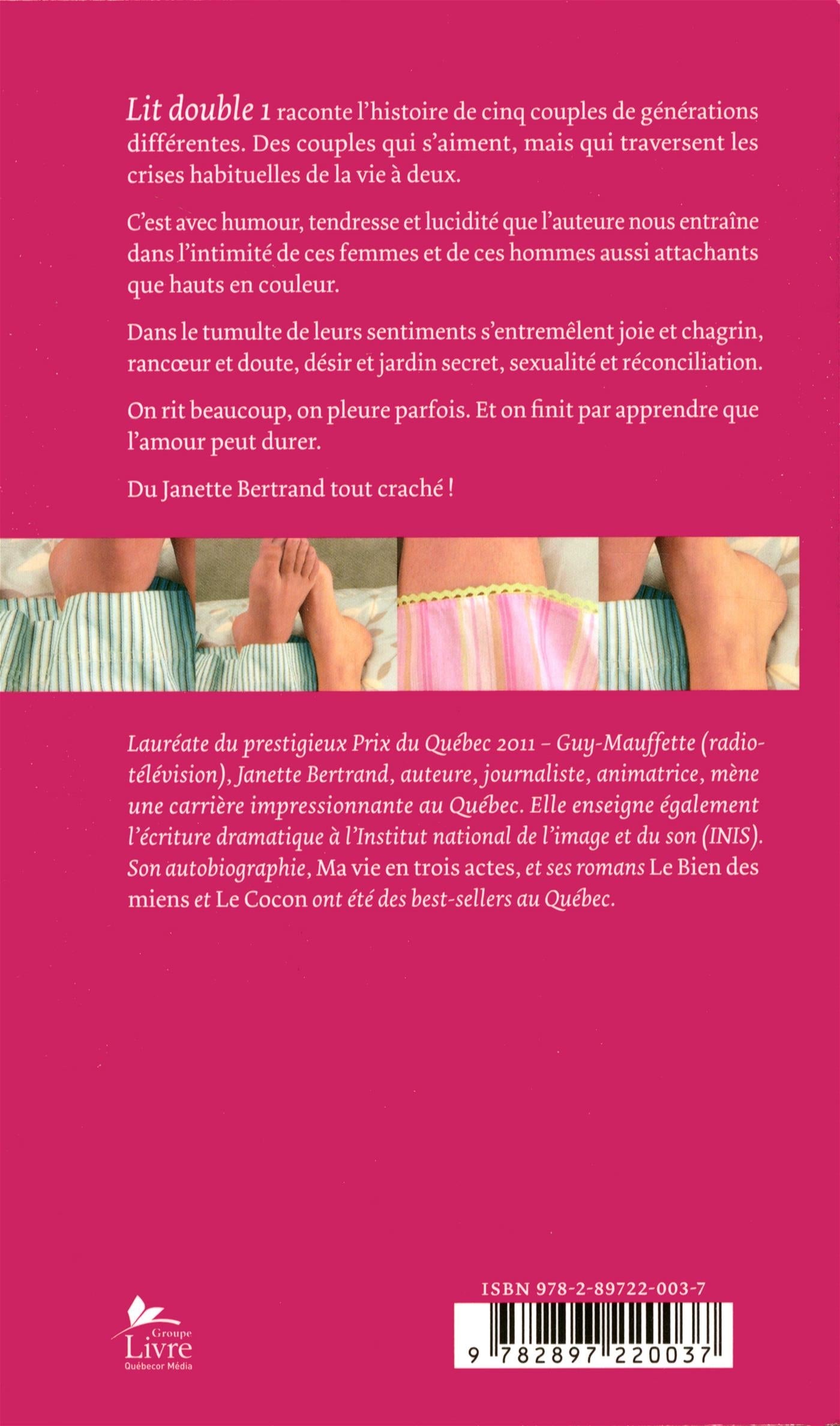 Couverture du livre de Lit double - Tome 1 - papier format