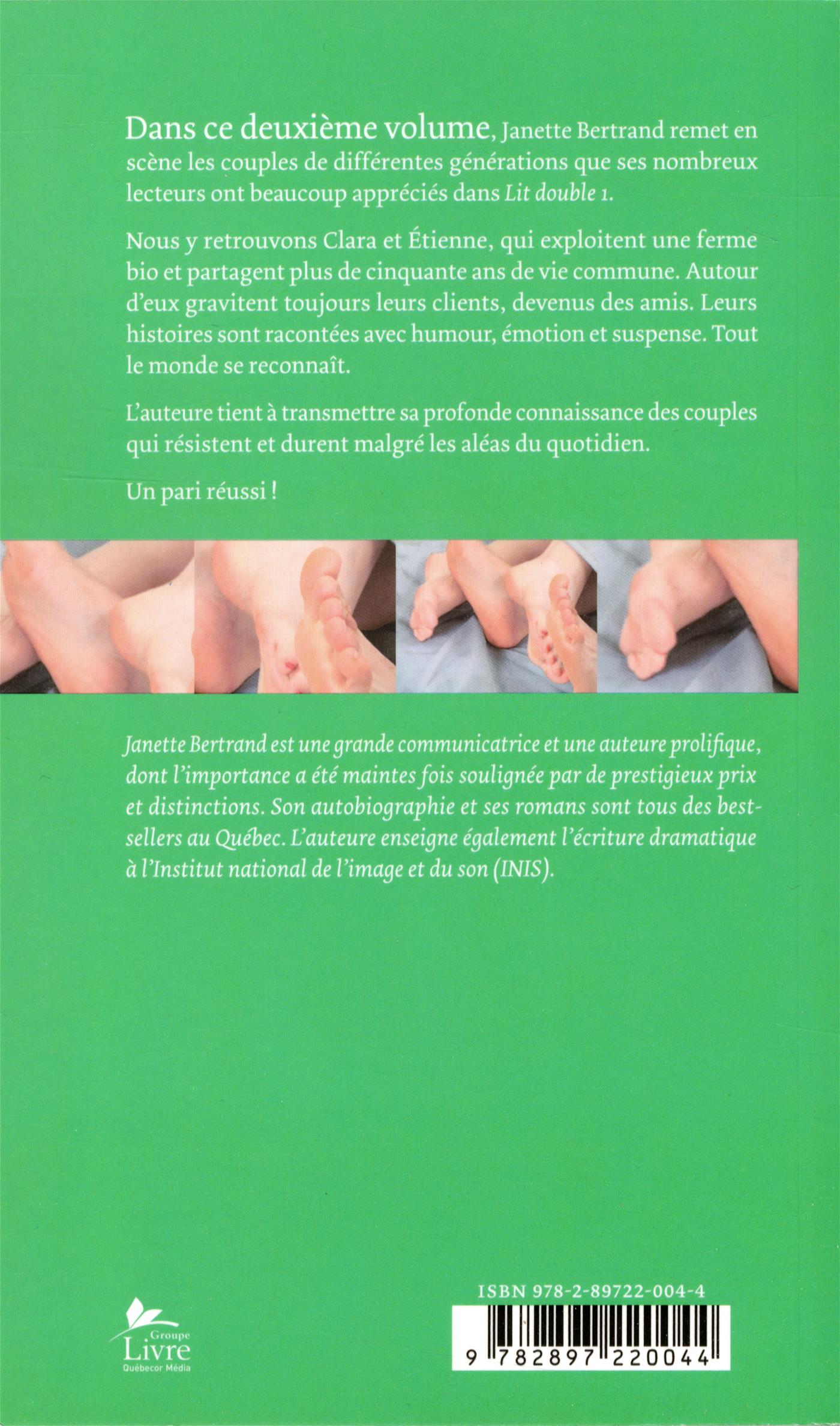 Couverture du livre de Lit double - Tome 2 - papier format