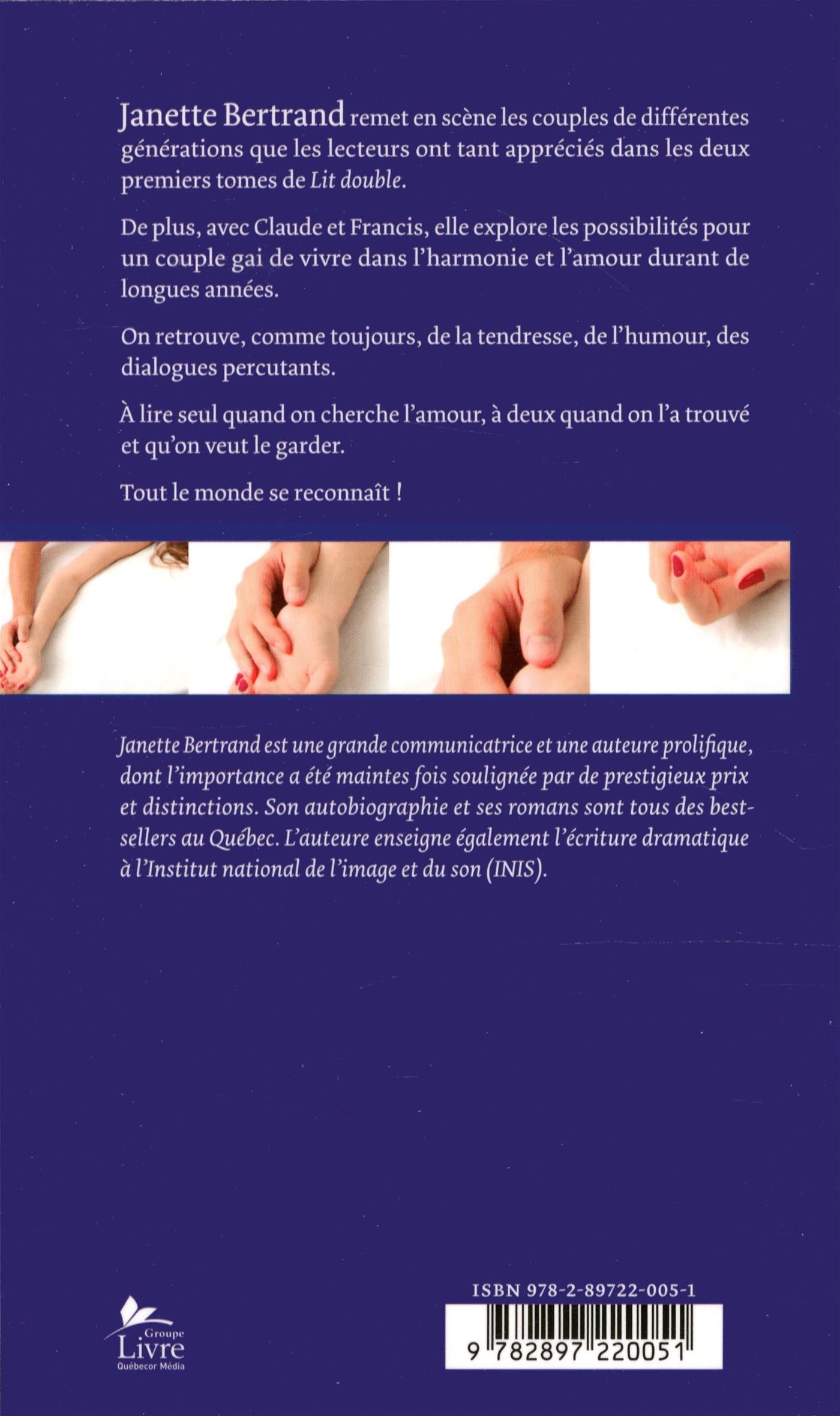 Couverture du livre de Lit double - Tome 3 - papier format