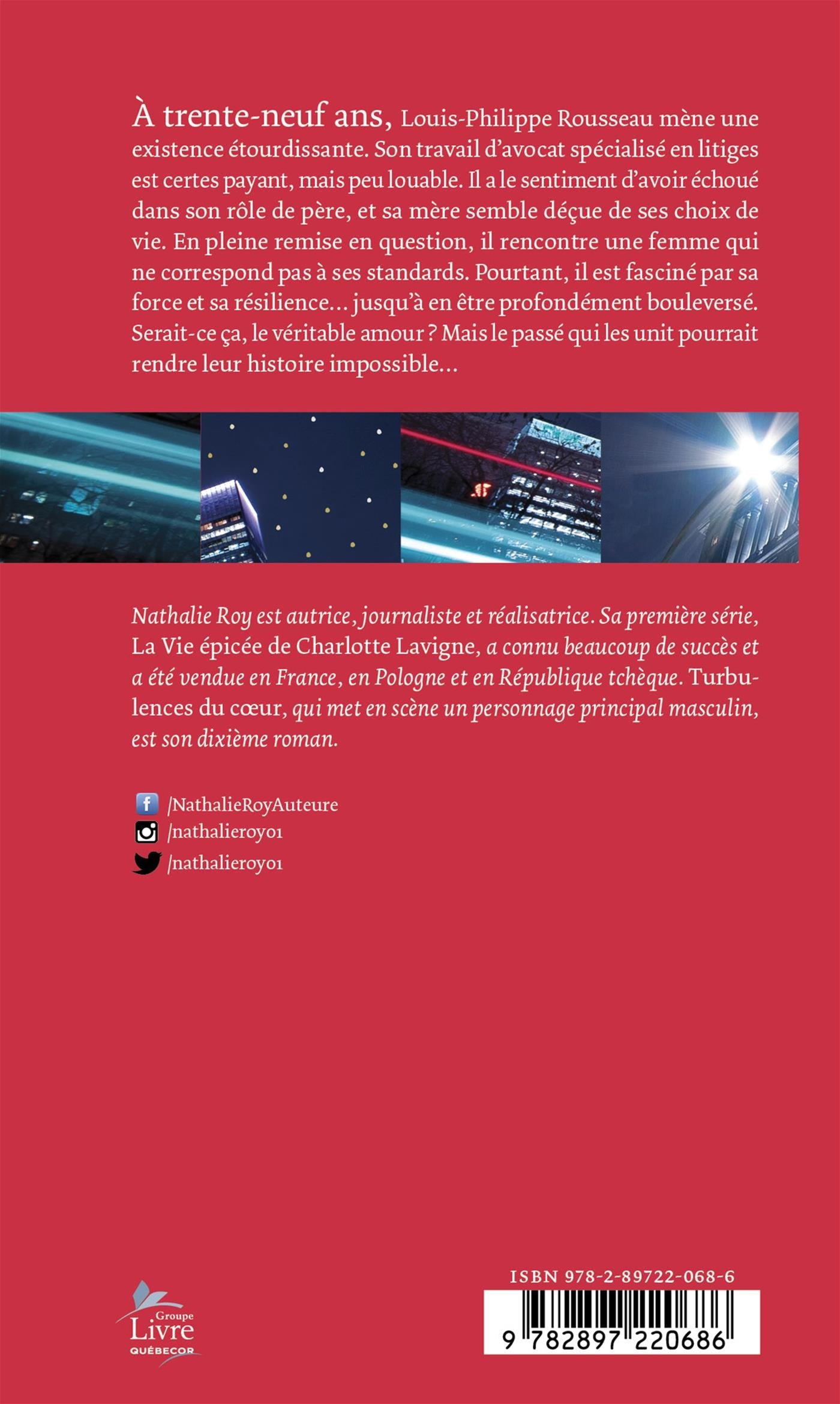 Couverture du livre de Turbulences du coeur - papier format
