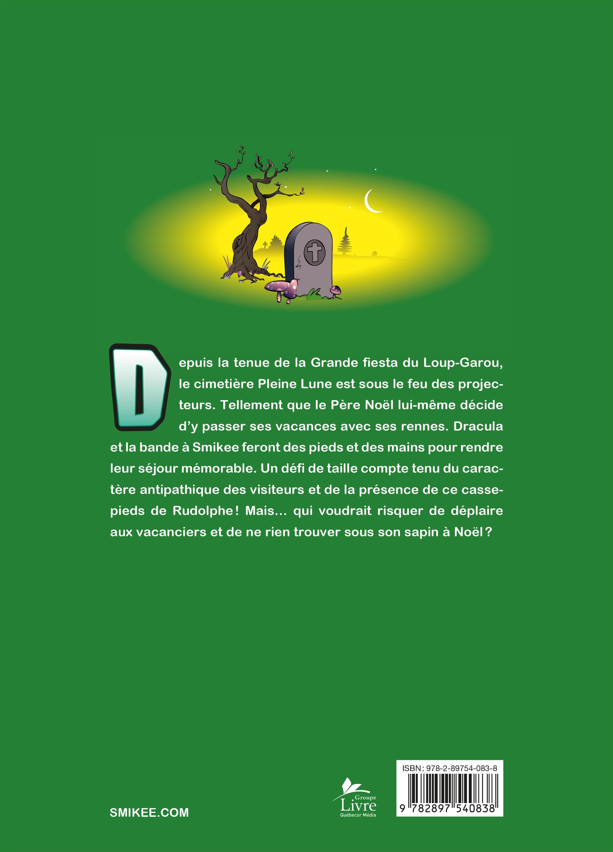 Couverture du livre de Les vacances du Père Noël - papier format