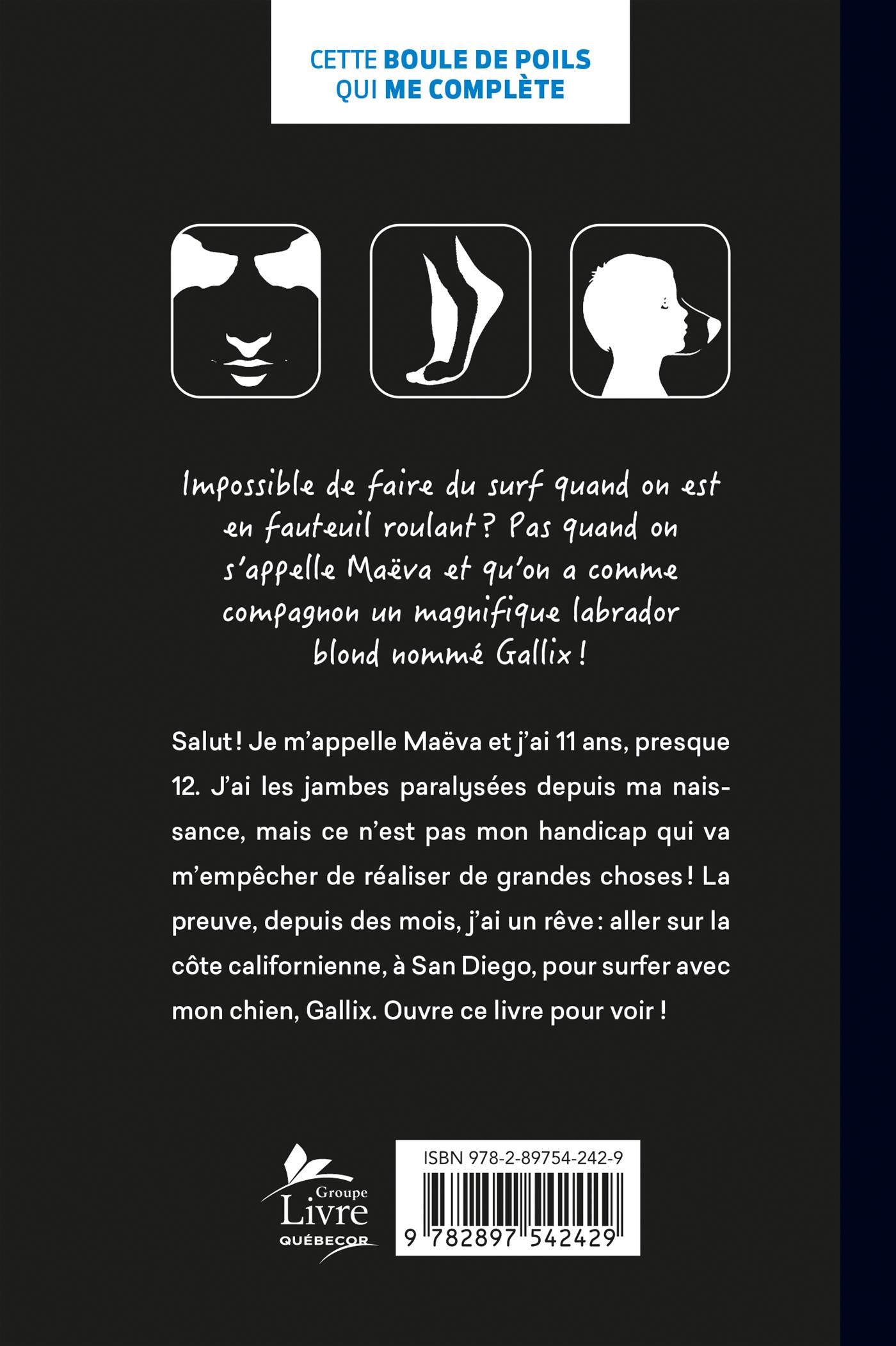 Couverture du livre de Gallix et Maëva : mon chien, mes jambes - papier format