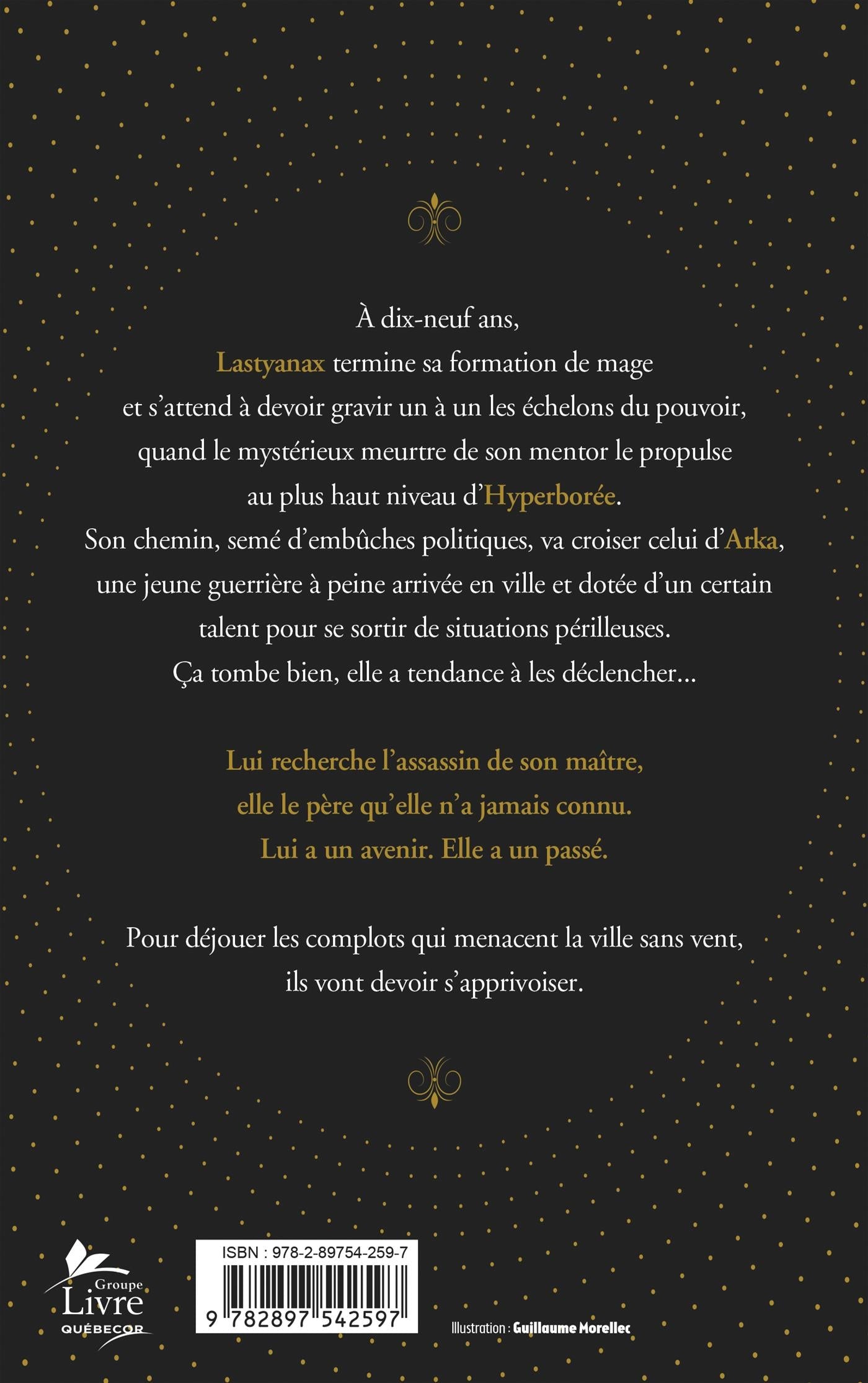 Couverture du livre de La ville sans vent - Tome 1 - papier format