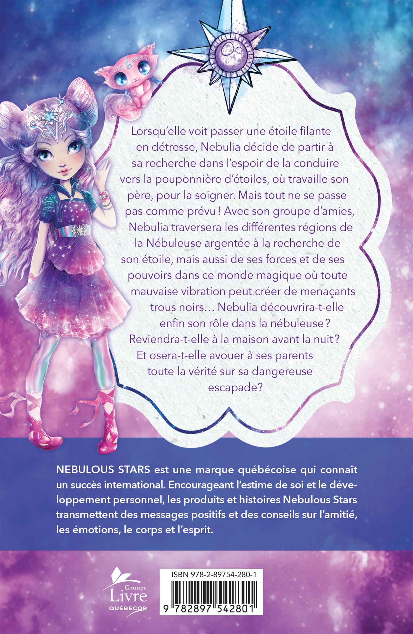 Couverture du livre de Nebulous Stars | Nébulia et la mystérieuse étoile filante - papier format