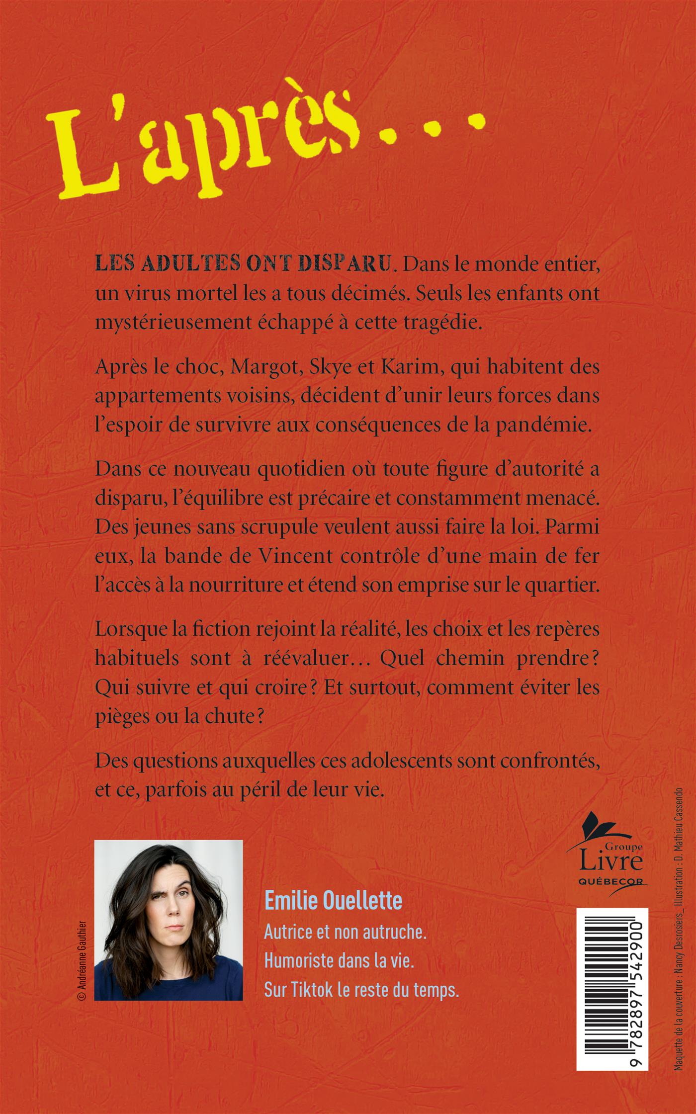 Couverture du livre de L'après... Tome 1 - papier format