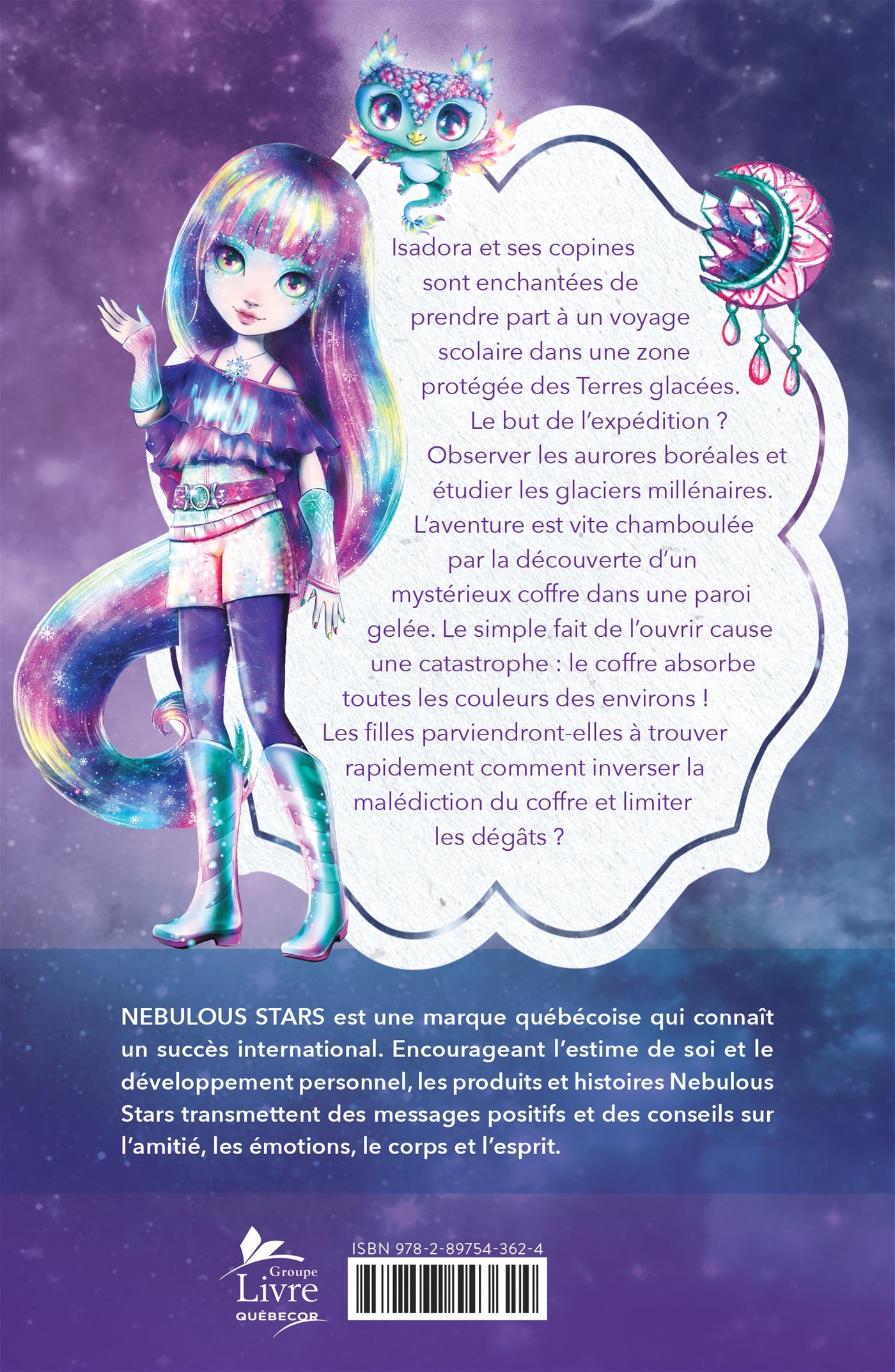Couverture du livre de Nebulous Stars: Isadora et le sortilège des couleurs - papier format