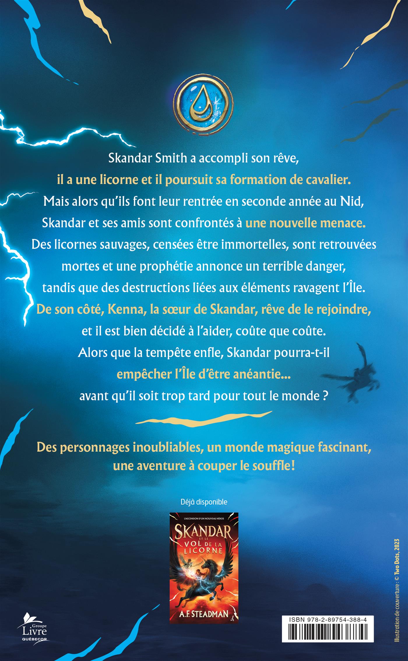 Couverture du livre de Skandar et le cavalier fantôme - papier format