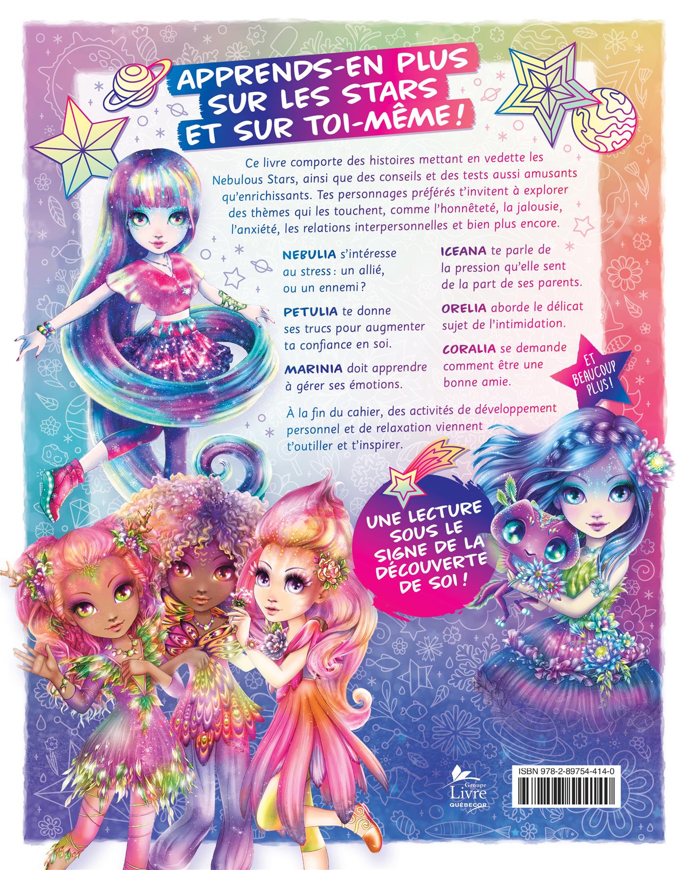 Couverture du livre de Les leçons positives des Nebulous Stars - papier format