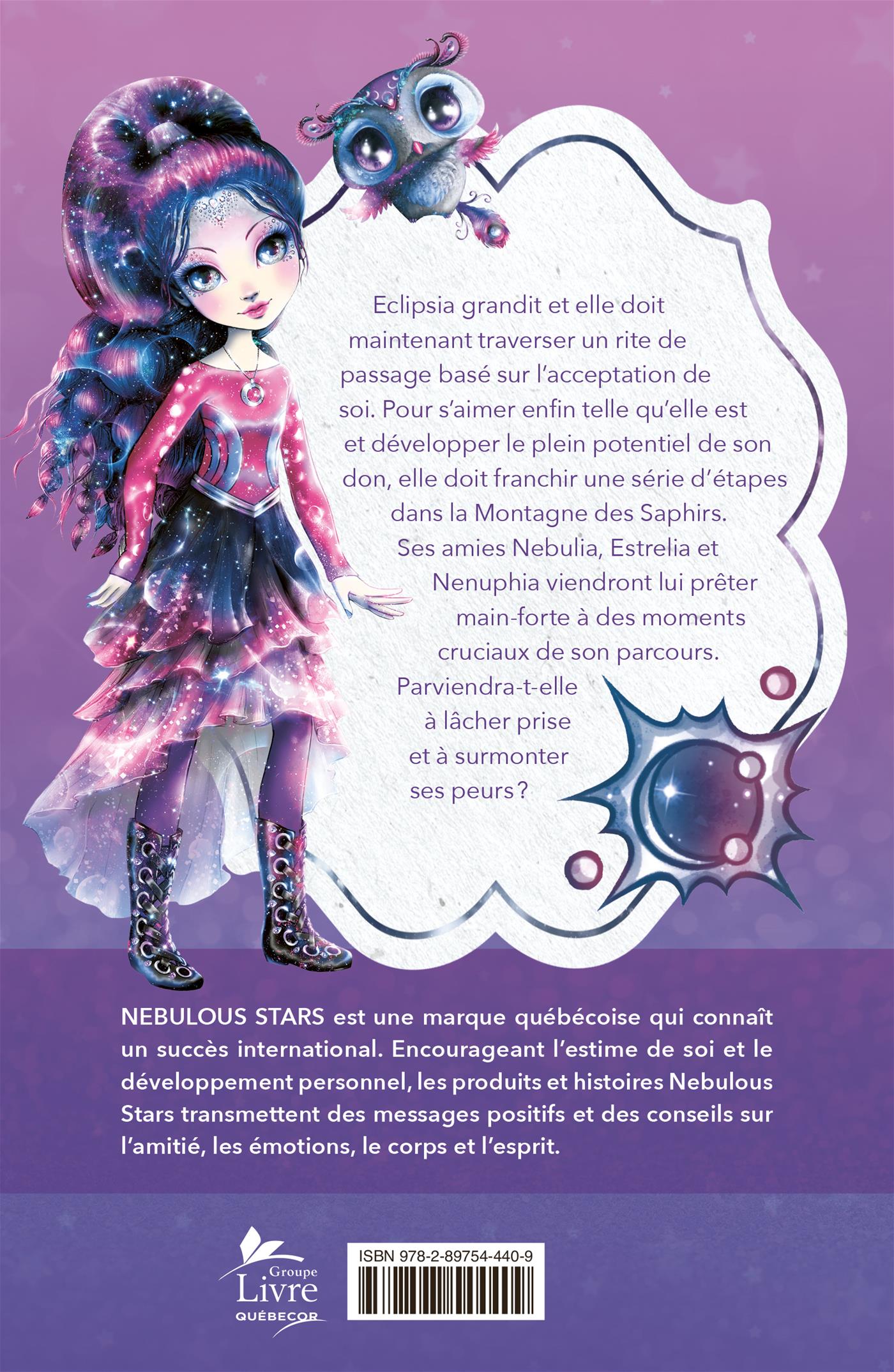 Couverture du livre de Nebulous Stars - Eclipsia et les défis de la montagne - papier format