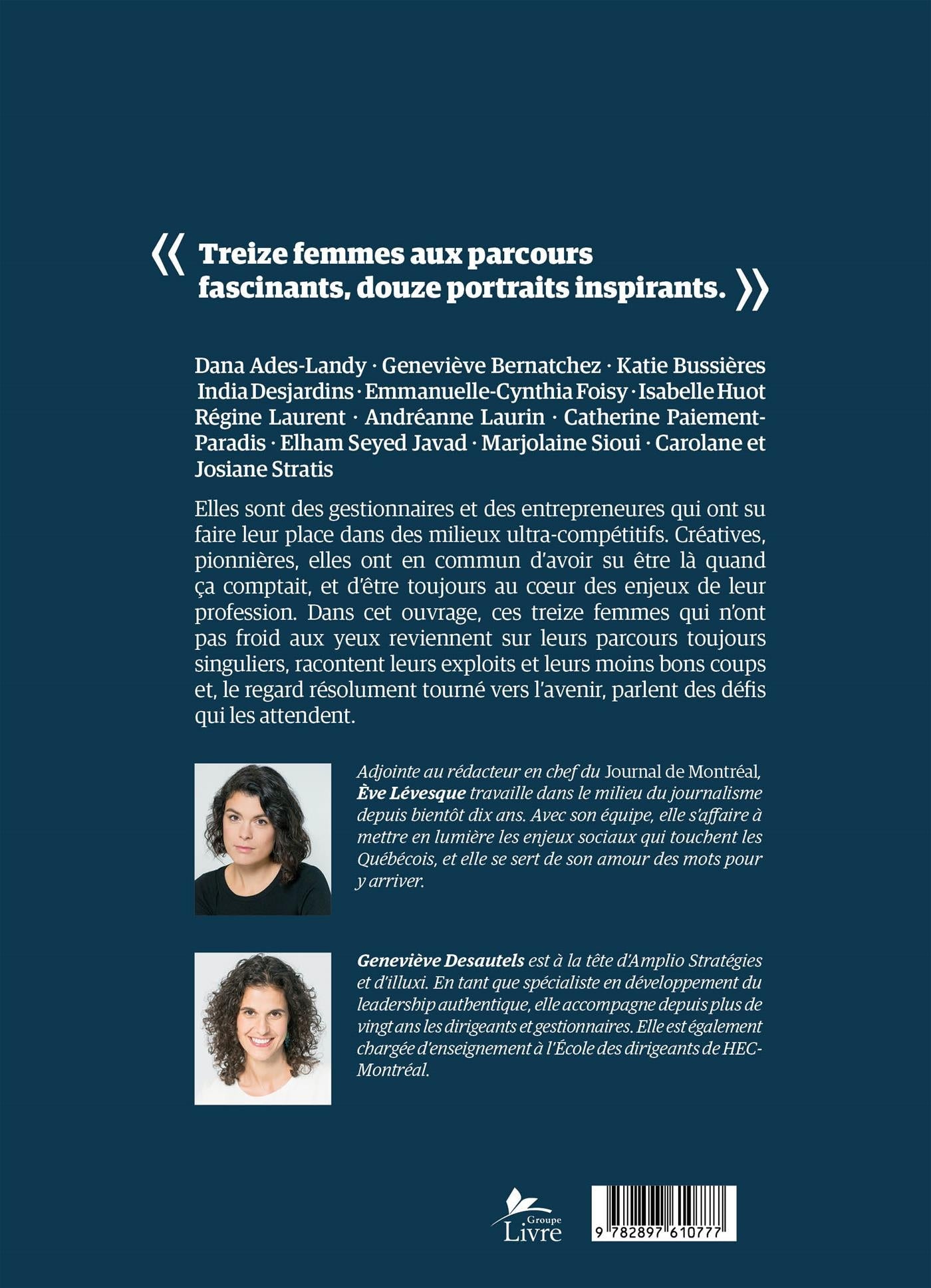 Couverture du livre de Femmes de tête - papier format