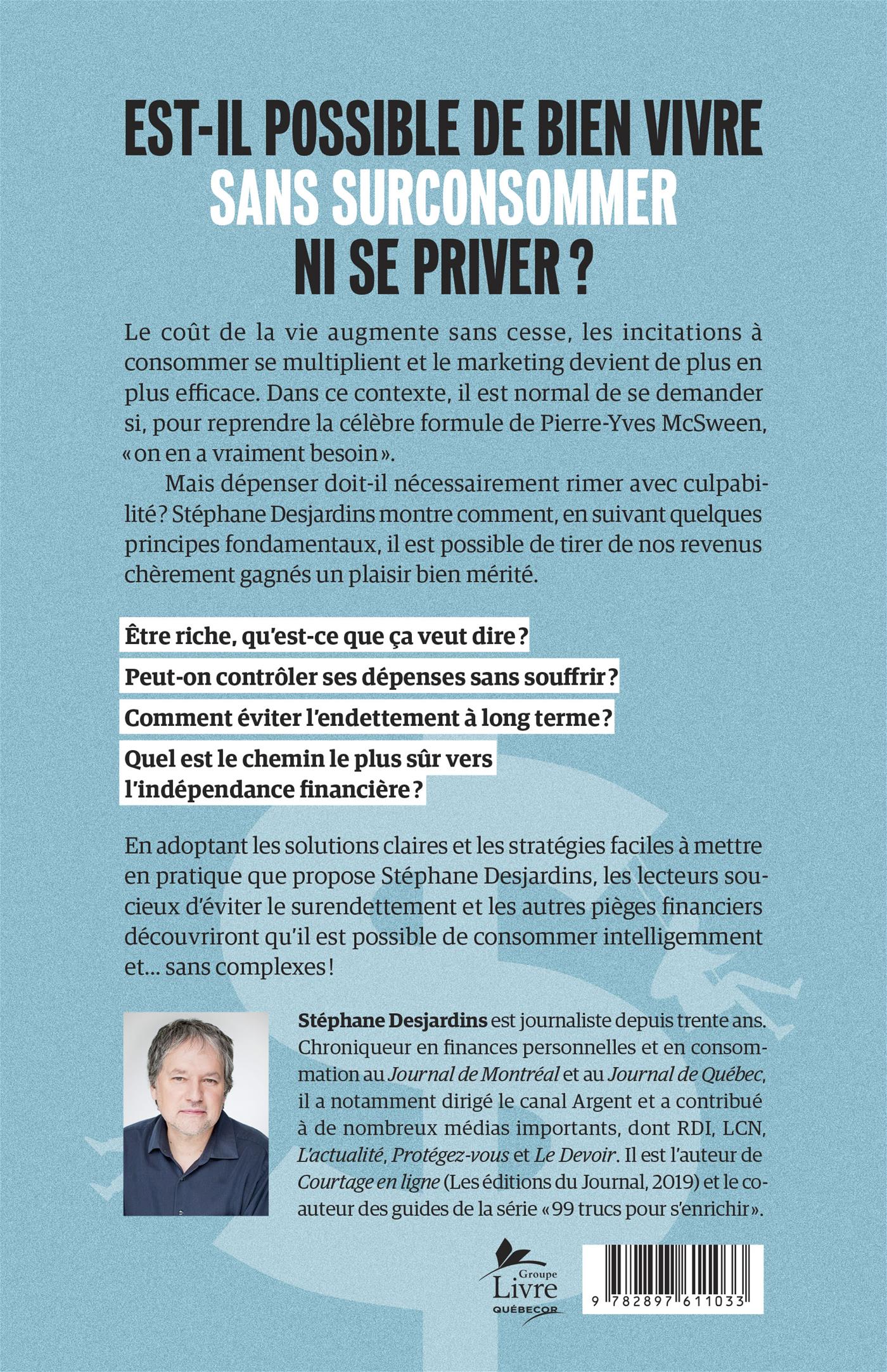 Couverture du livre de Mieux dépenser sans culpabiliser - papier format