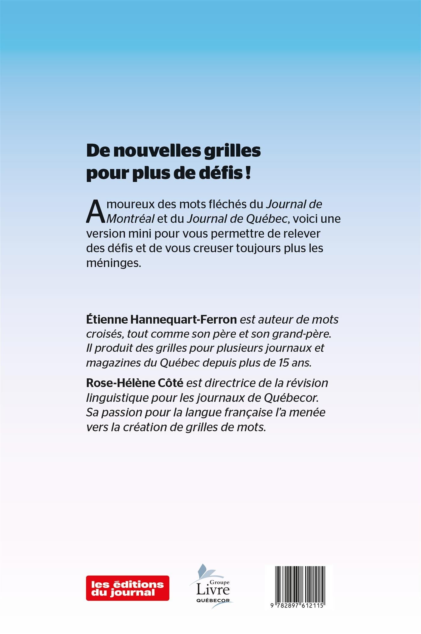 Couverture du livre de Pause-café - Mots fléchés vol. 2 no 1 - papier format