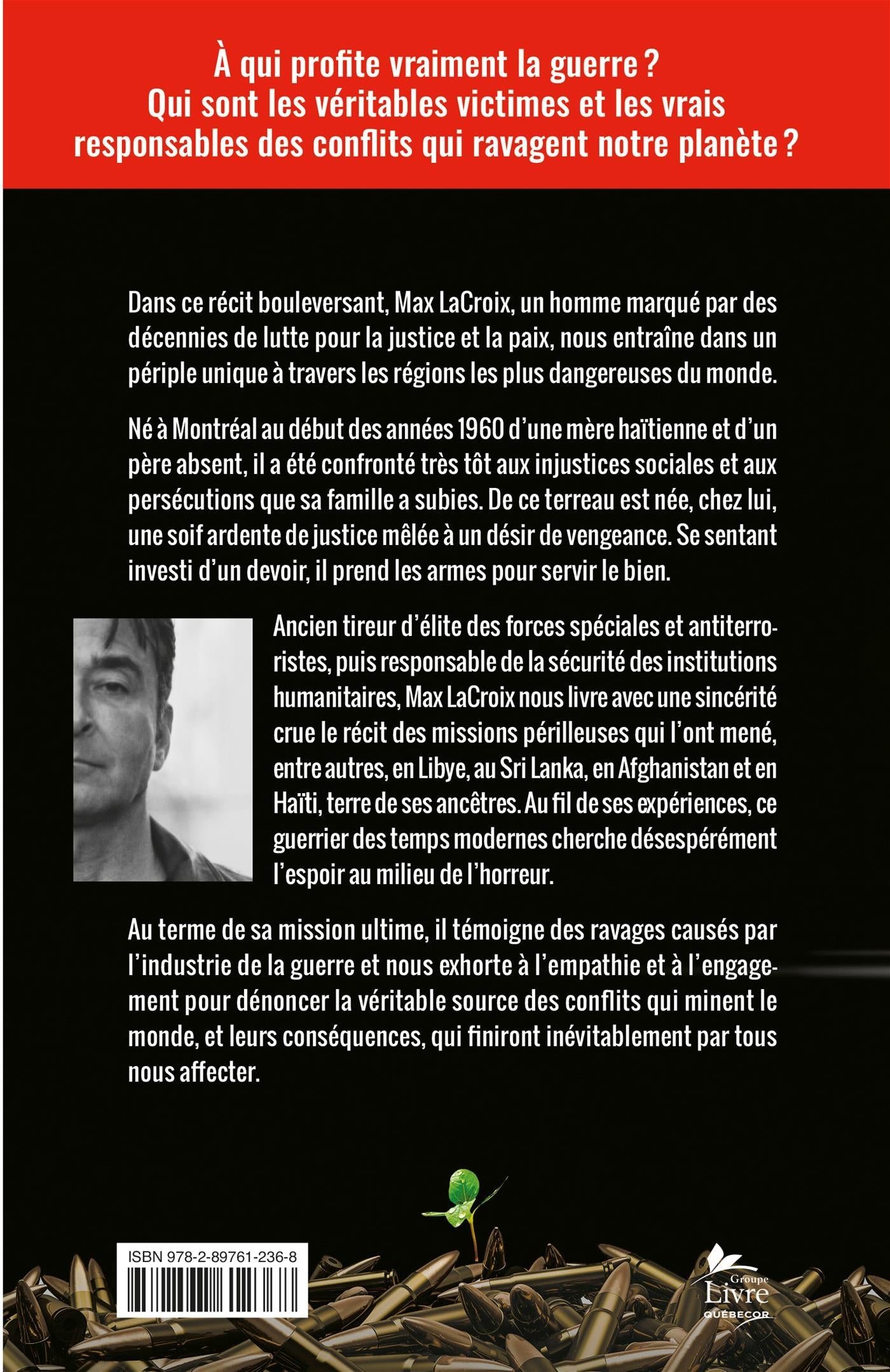 Couverture du livre de Chien de guerre - papier format