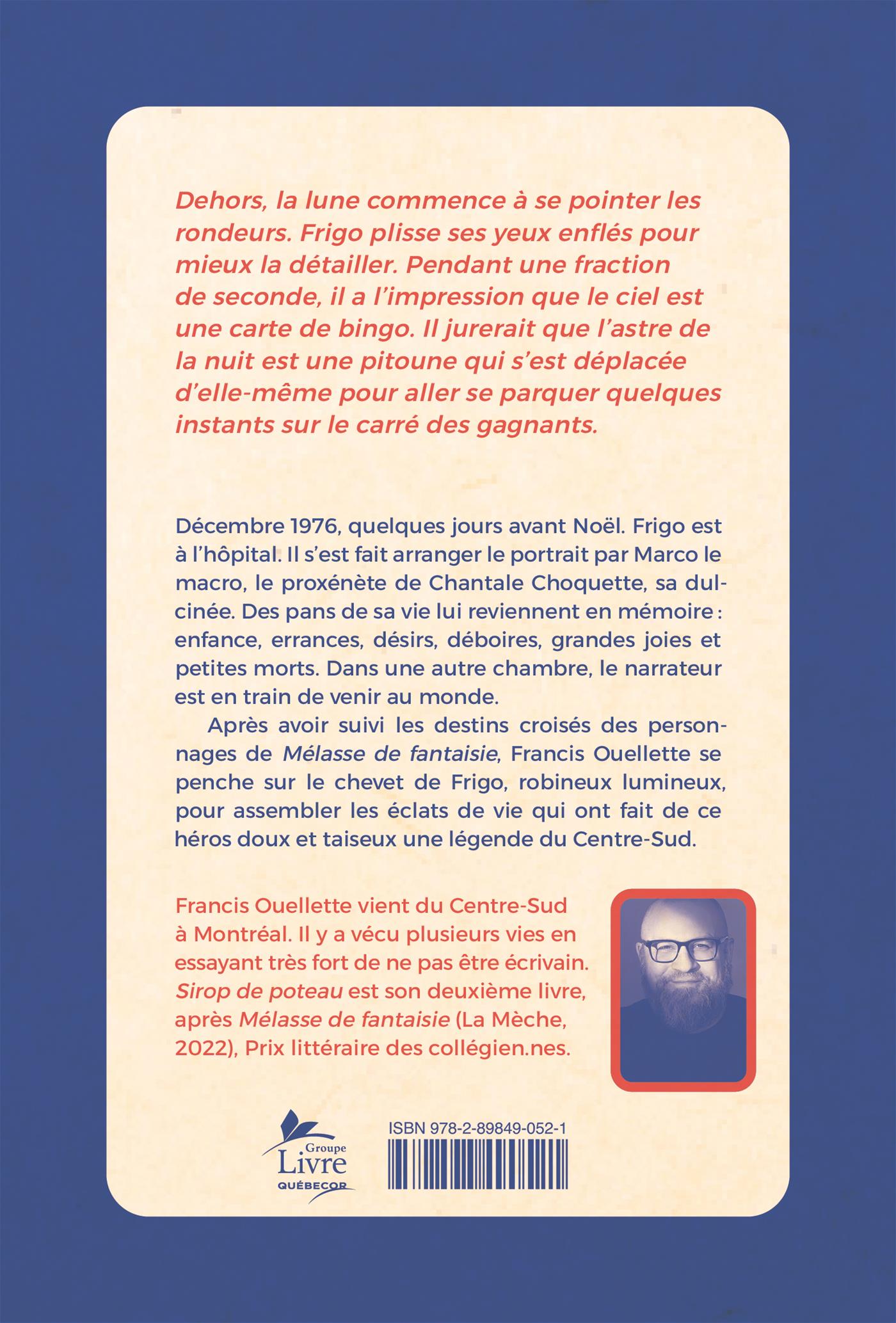 Couverture du livre de Sirop de poteau - papier format