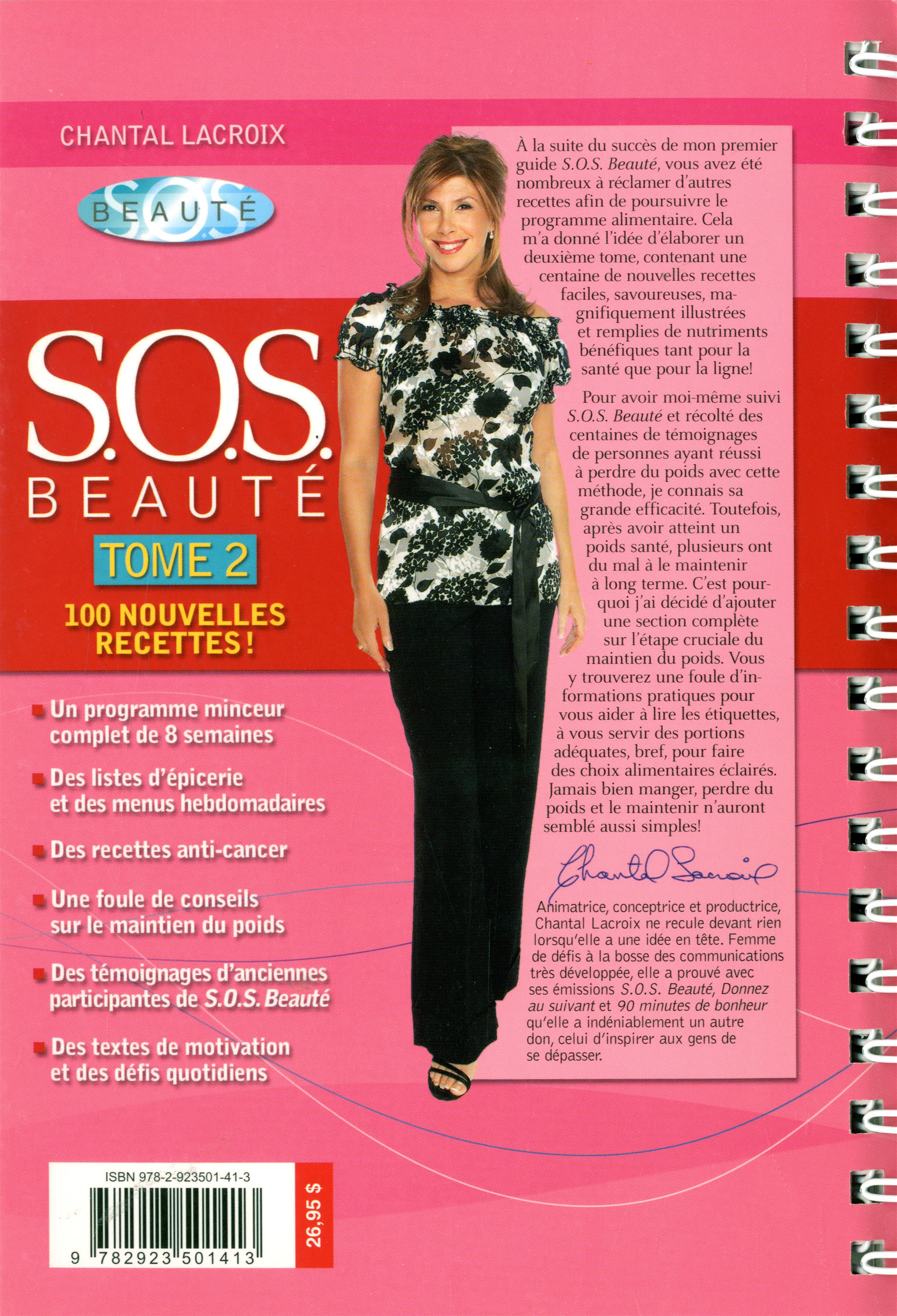 Couverture du livre de S.O.S. Beauté - Tome 2 - papier format