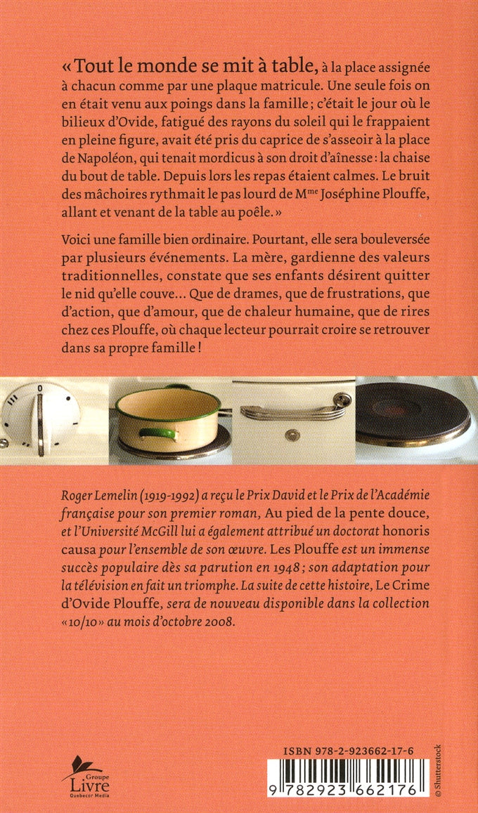 Couverture du livre de Les Plouffe - papier format