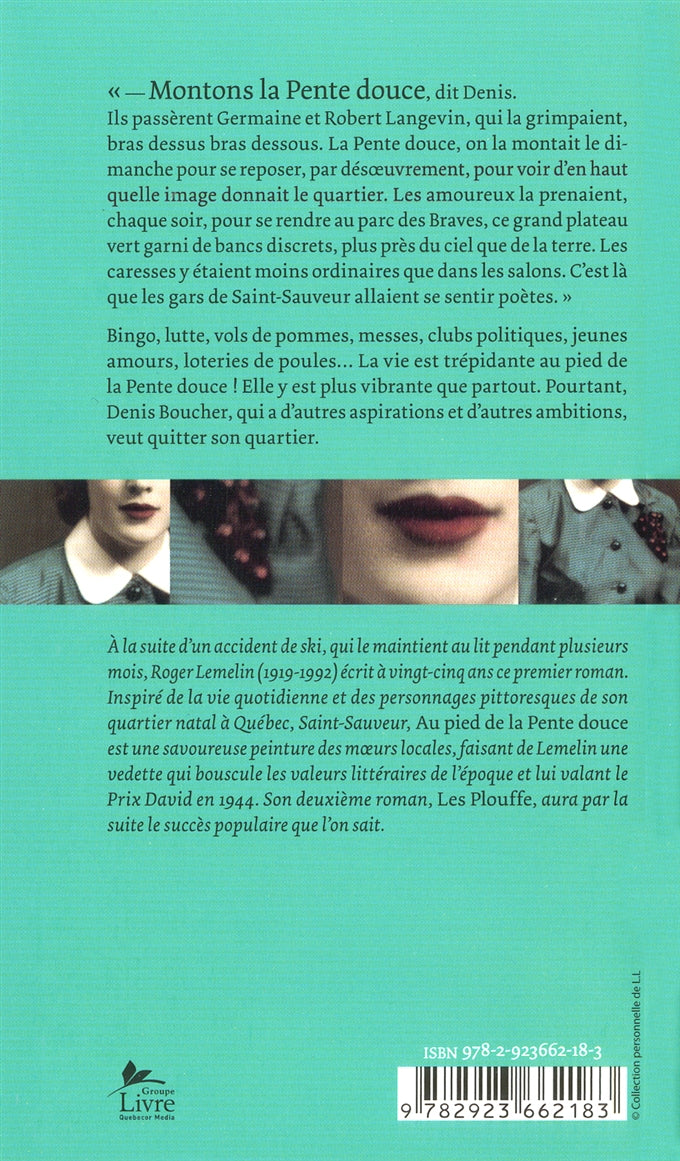 Couverture du livre de Au pied de la Pente douce - papier format