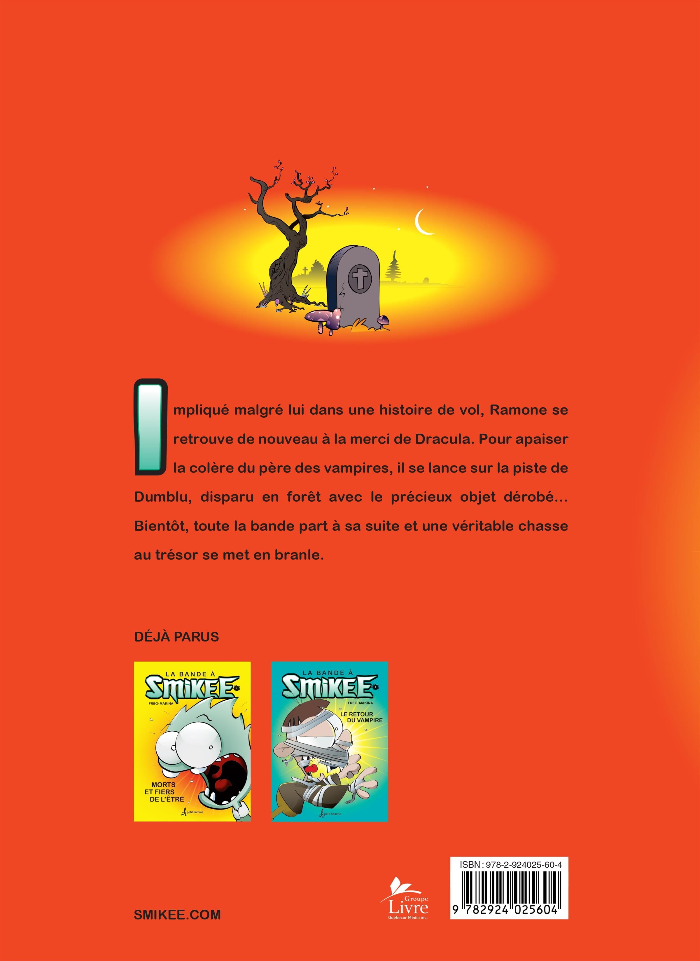 Couverture du livre de La bande à Smikee - Tome 3 - papier format