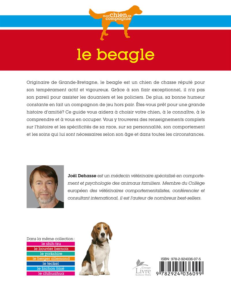 Couverture du livre de Le Beagle - papier format