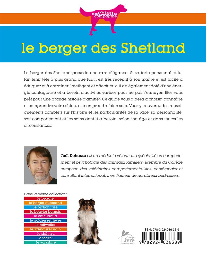 Couverture du livre de Le berger des Shetland - papier format