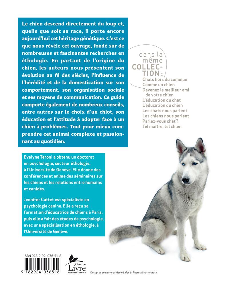 Couverture du livre de Le chien, un loup civilisé - papier format