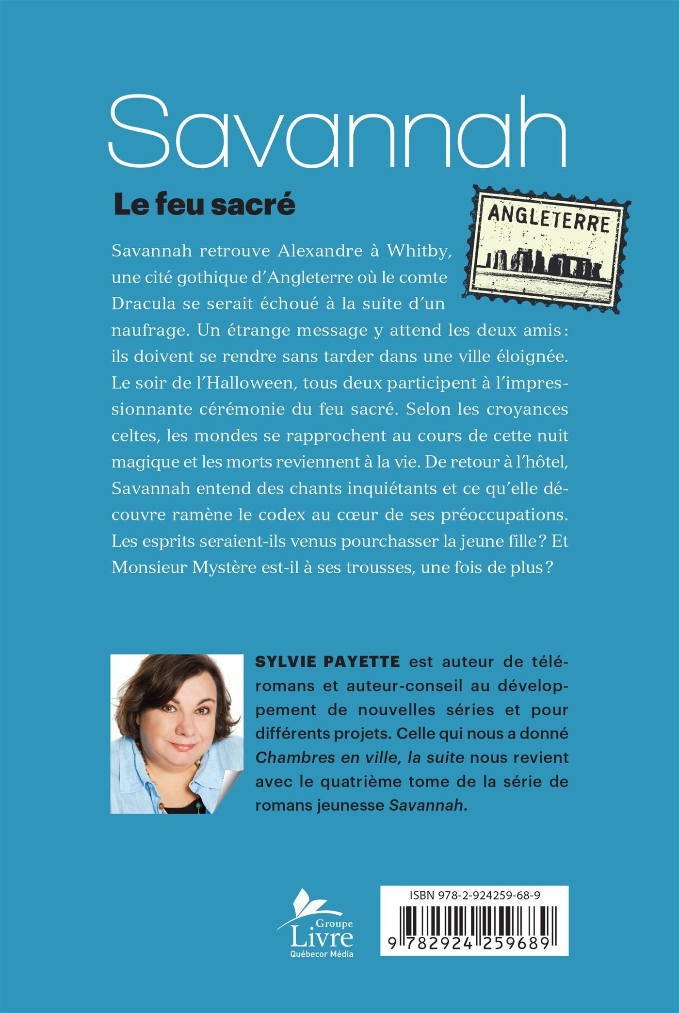 Couverture du livre de Le feu sacré - papier format