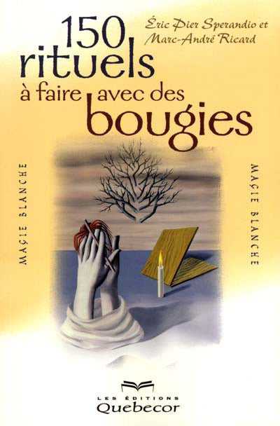 Couverture du livre de 150 rituels à faire avec des bougies - papier format