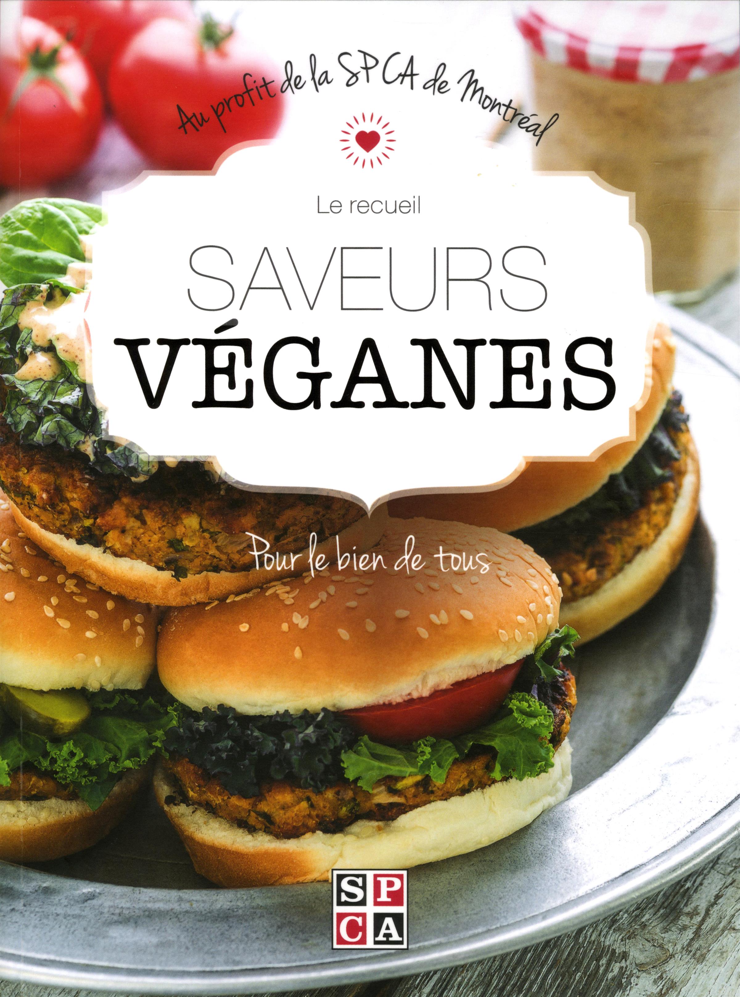 Couverture du livre de Saveurs véganes - papier format