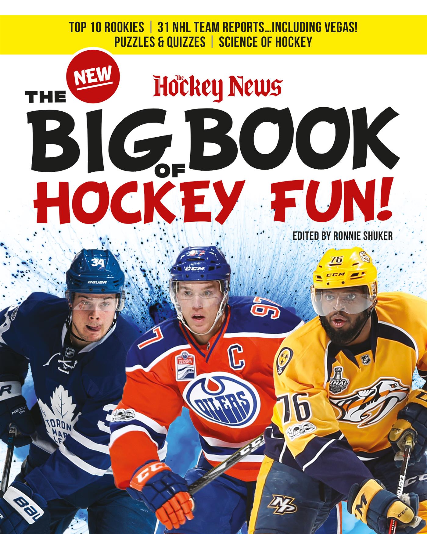 Couverture du livre de The new big book of hockey fun! - papier format