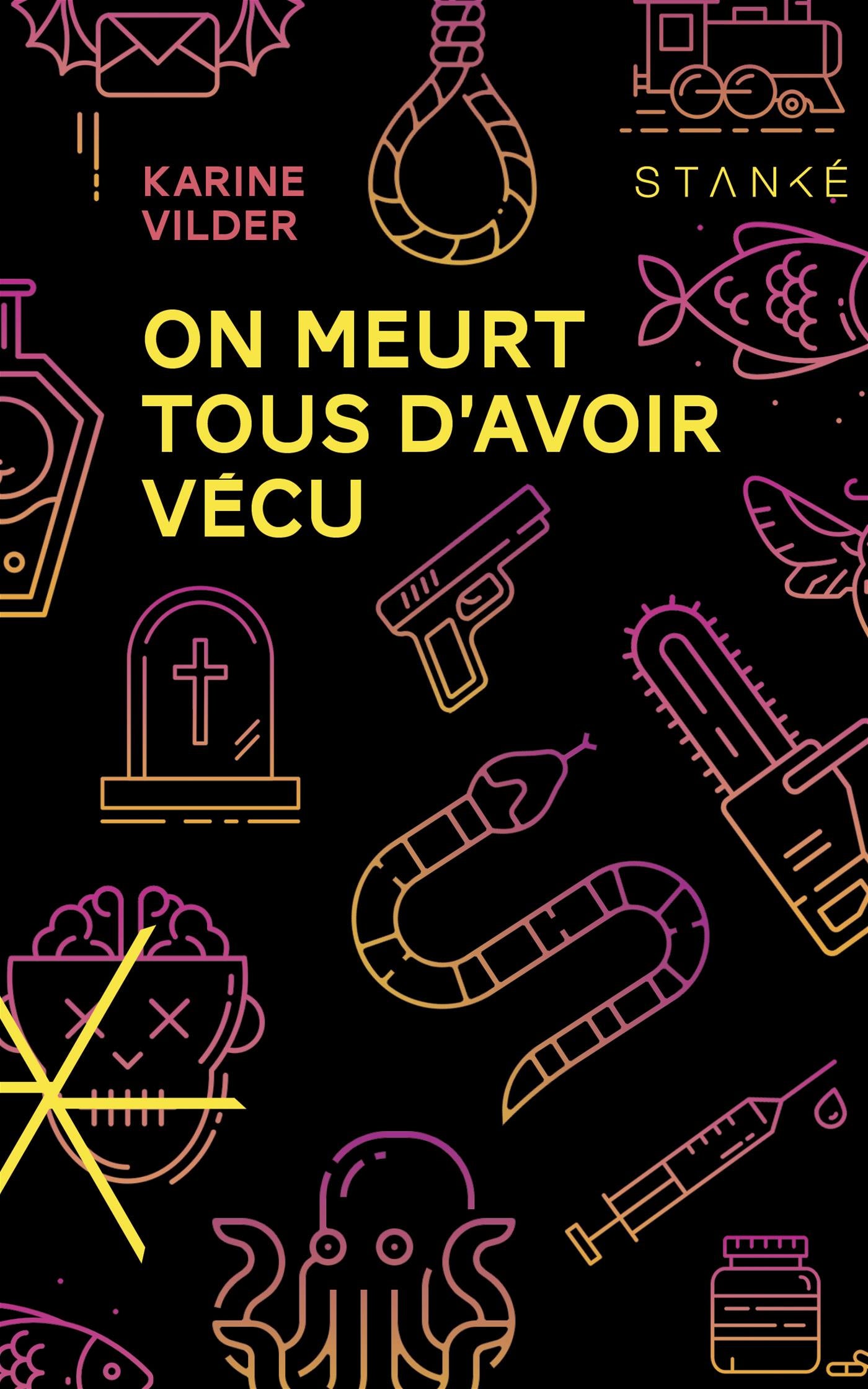 Couverture du livre de On meurt tous d'avoir vécu - papier format