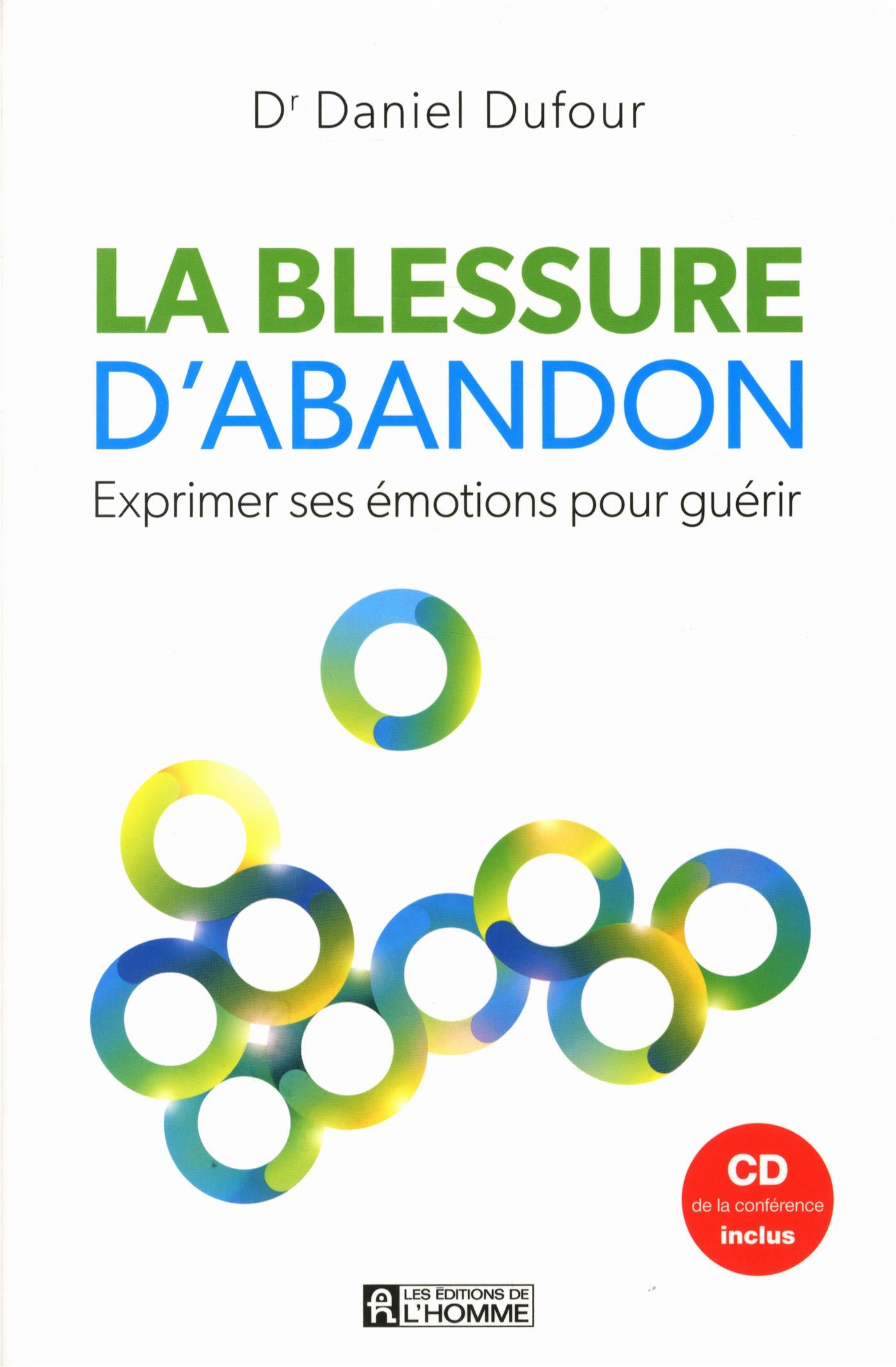 Couverture du livre de La blessure d'abandon - papier format