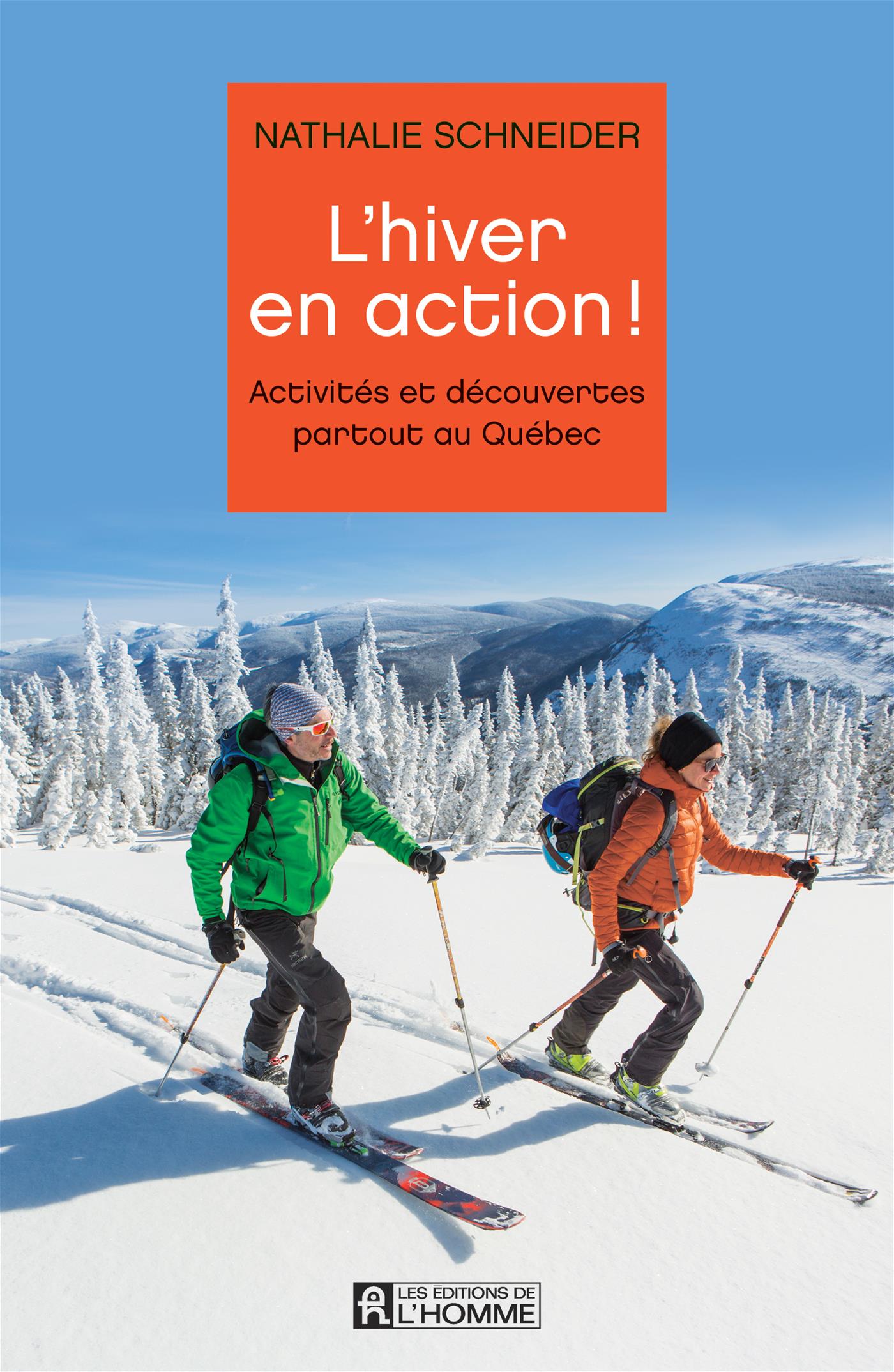 Couverture du livre de L'hiver en action! - papier format